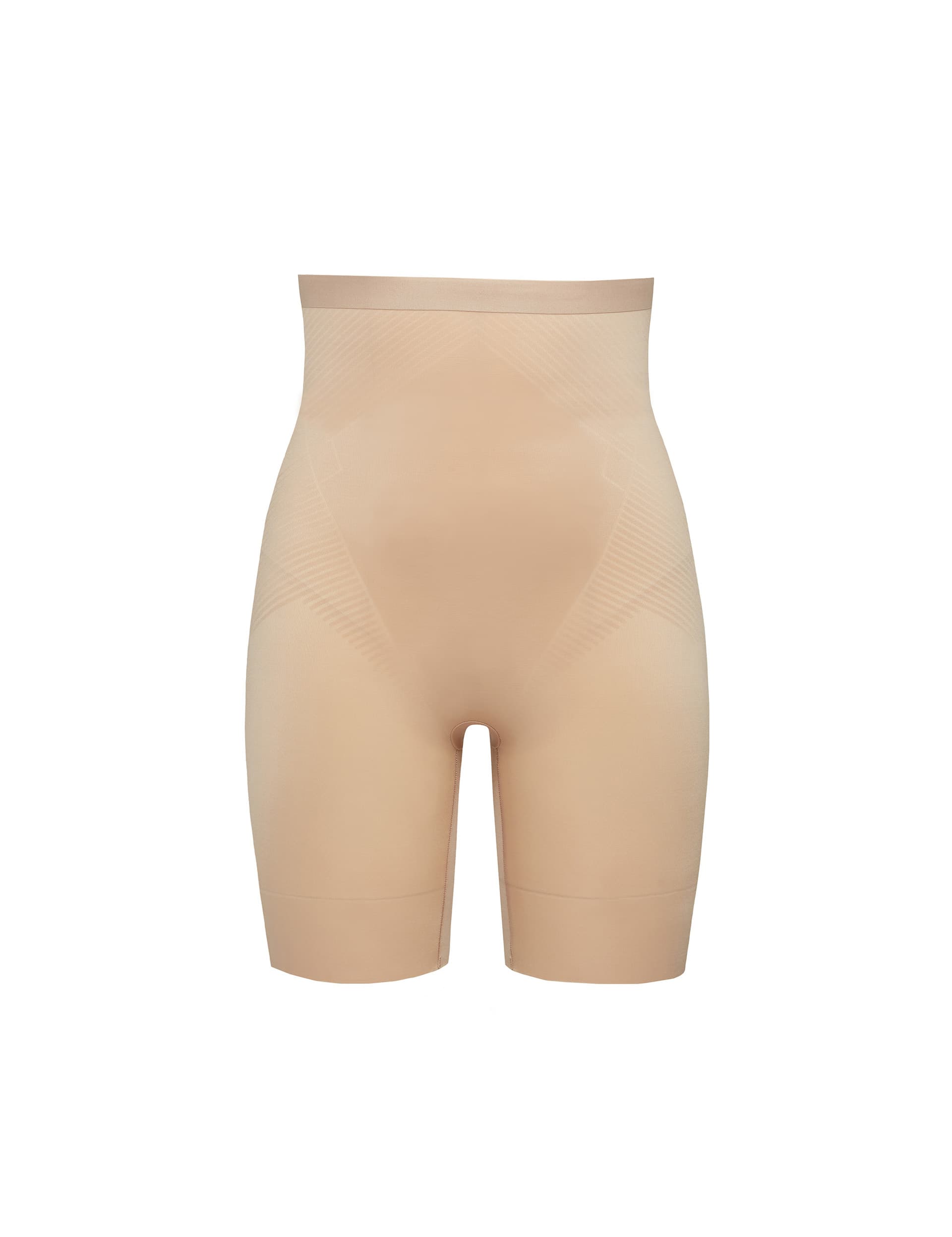 Spanx Women's Thinstincts 2.0 Medium Control High-Waisted Mid-Thigh Shorts - Beige, Beige,Black,Brow