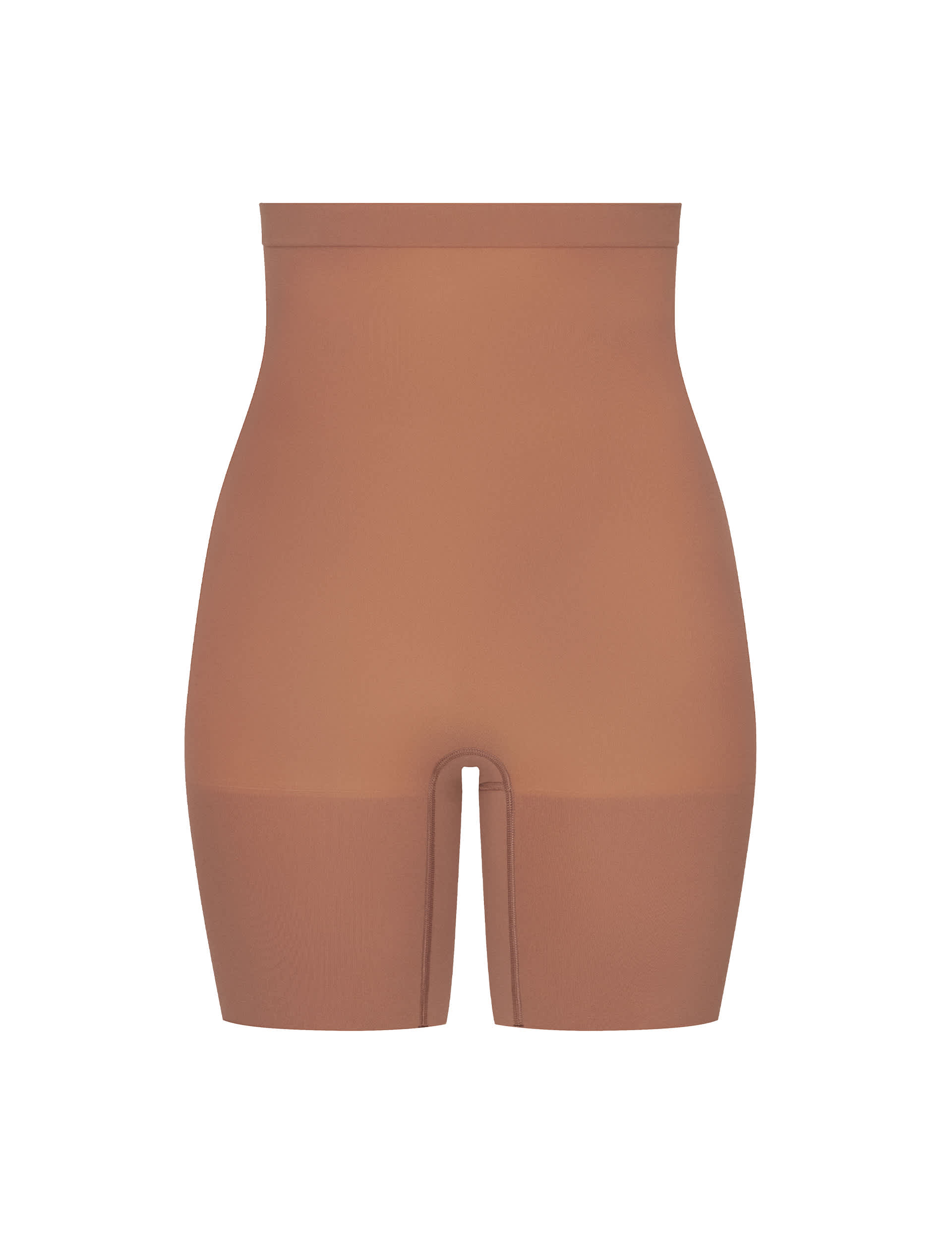 Spanx Women's Everyday Seamless Shaping Medium Control High-Waisted Shorts - Brown, Beige,Brown,Blac