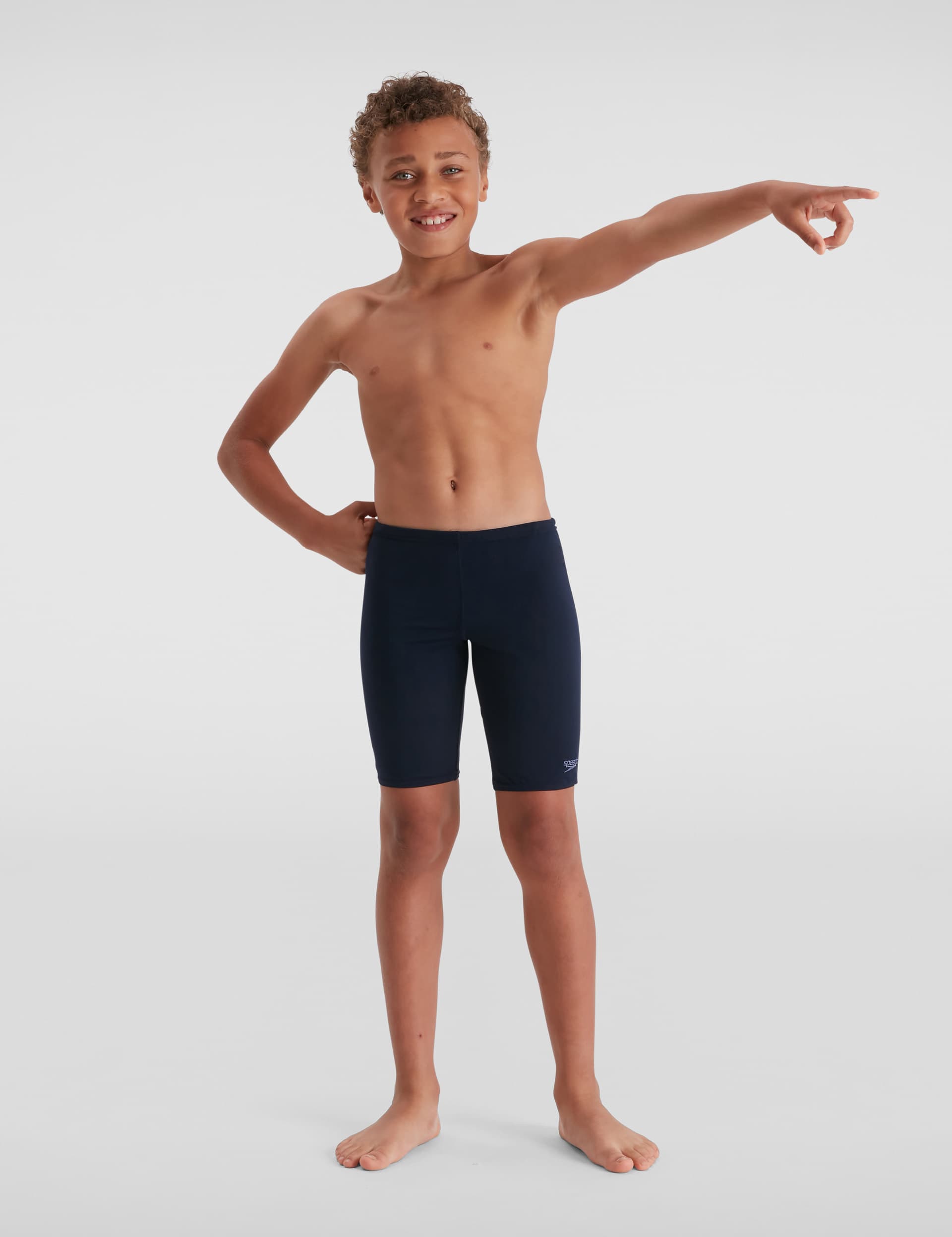 Speedo Boys Eco Endurance+ Jammer Swim Shorts (4-16 Yrs) - 7-8y - Navy, Black,Navy