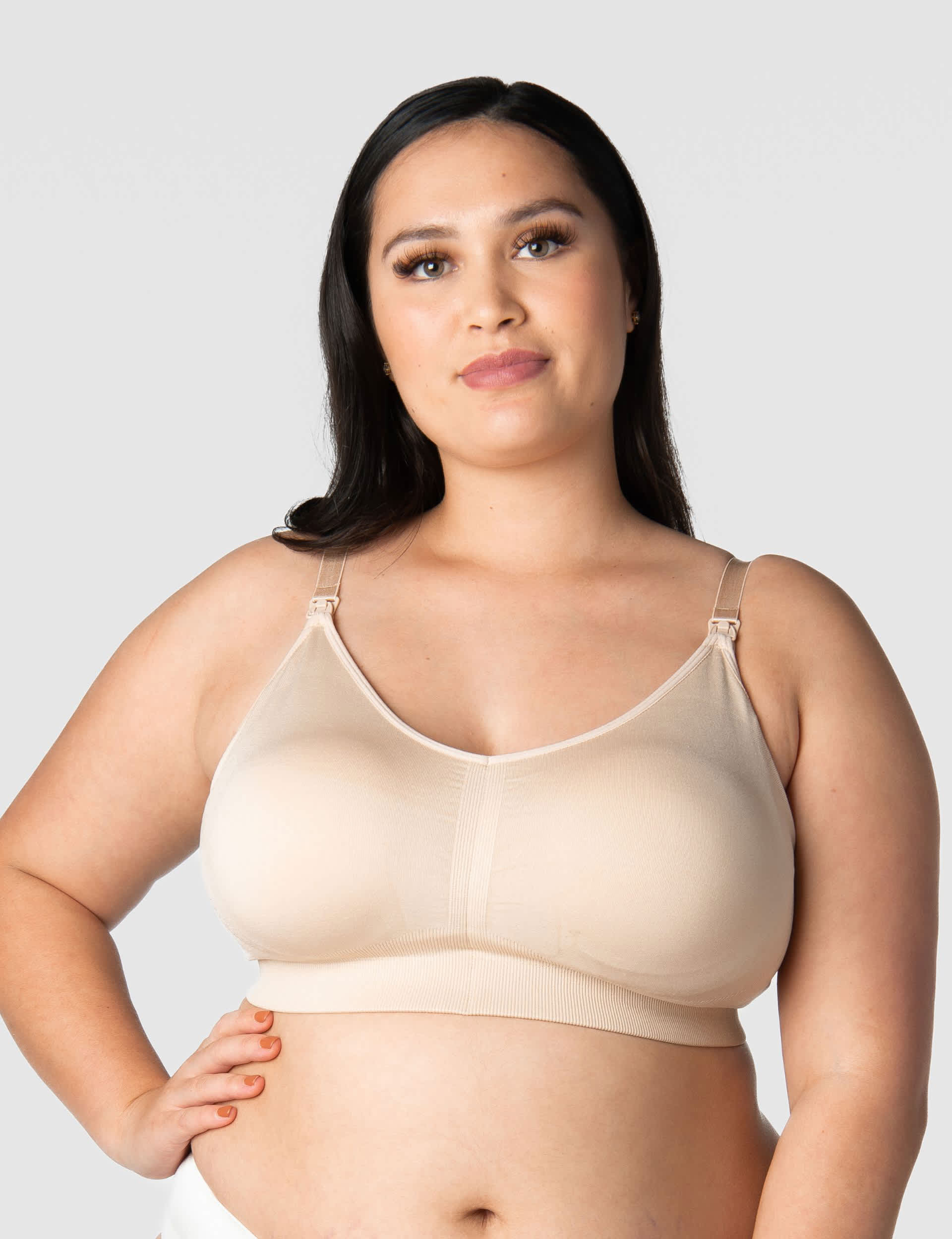 Hotmilk Women's My Necessity Non Wired Full Cup Nursing Bra - Beige, Black,Beige