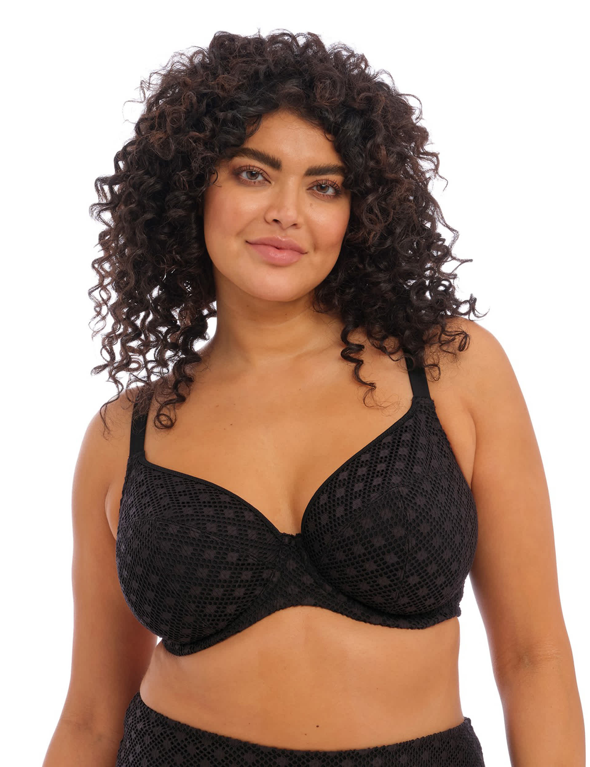 Elomi Women's Bazaruto Textured Wired Plunge Bikini Top