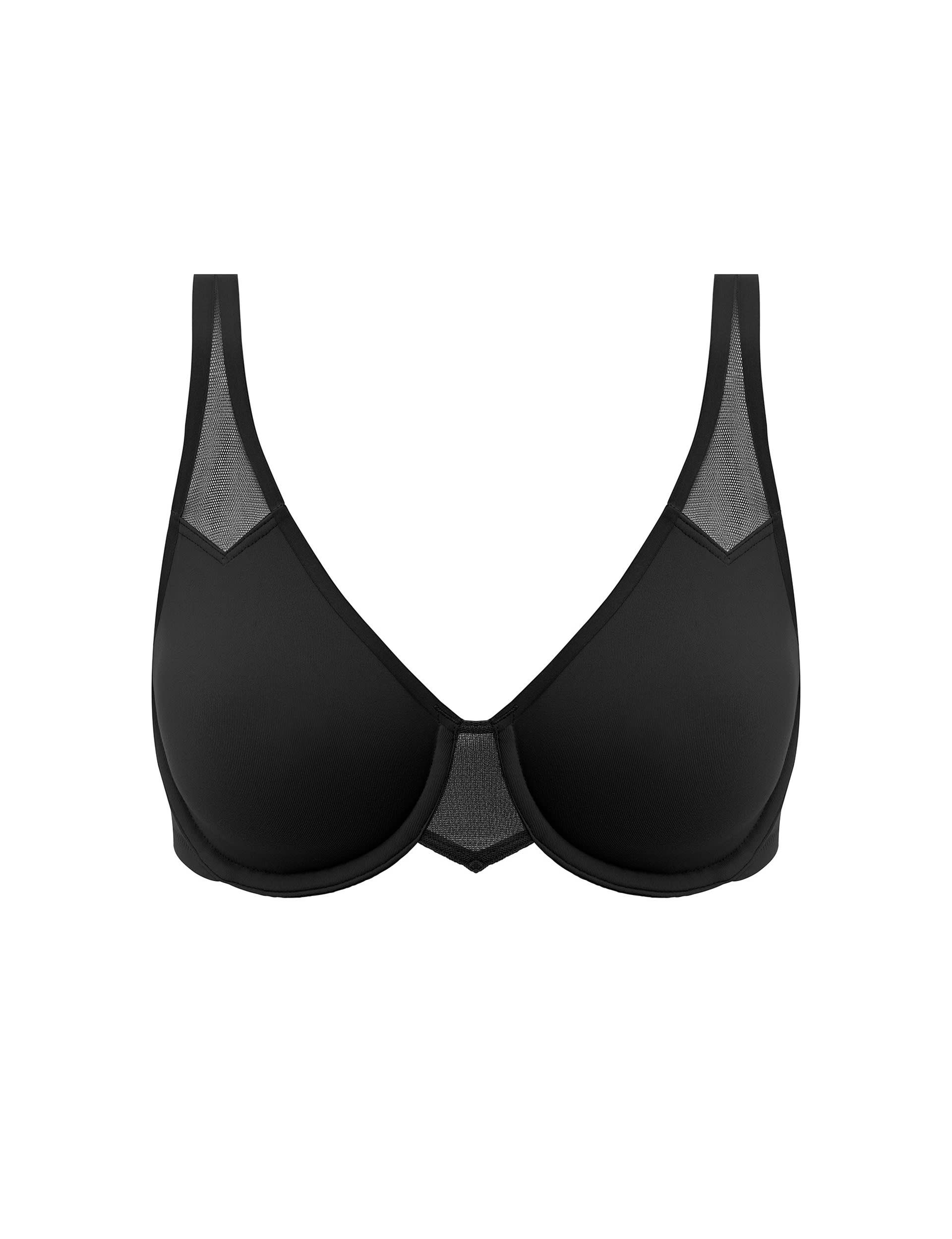 Wacoal Women's Body By 2.0 Wired Multiway Bra (A-E) - 36C - Black, Black