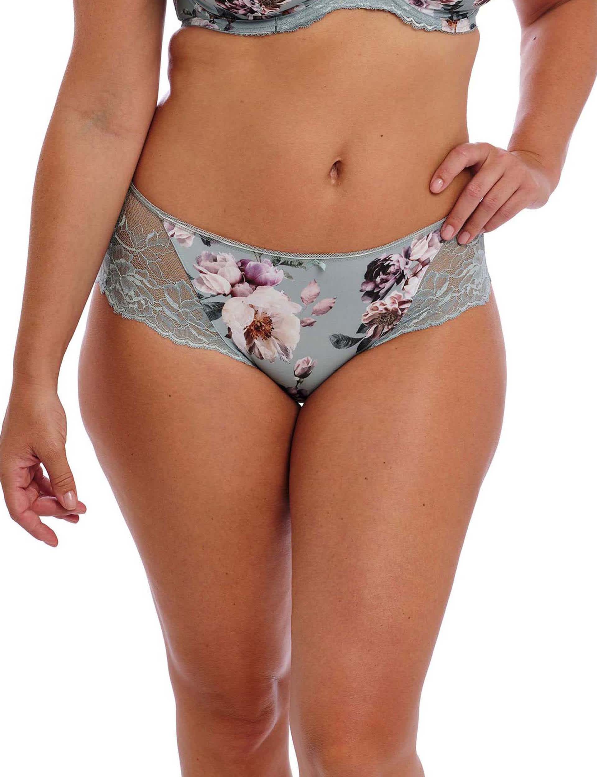 Fantasie Women's Pippa Floral Lace Low Rise Knicker Shorts - M - Blue Mix, Blue Mix