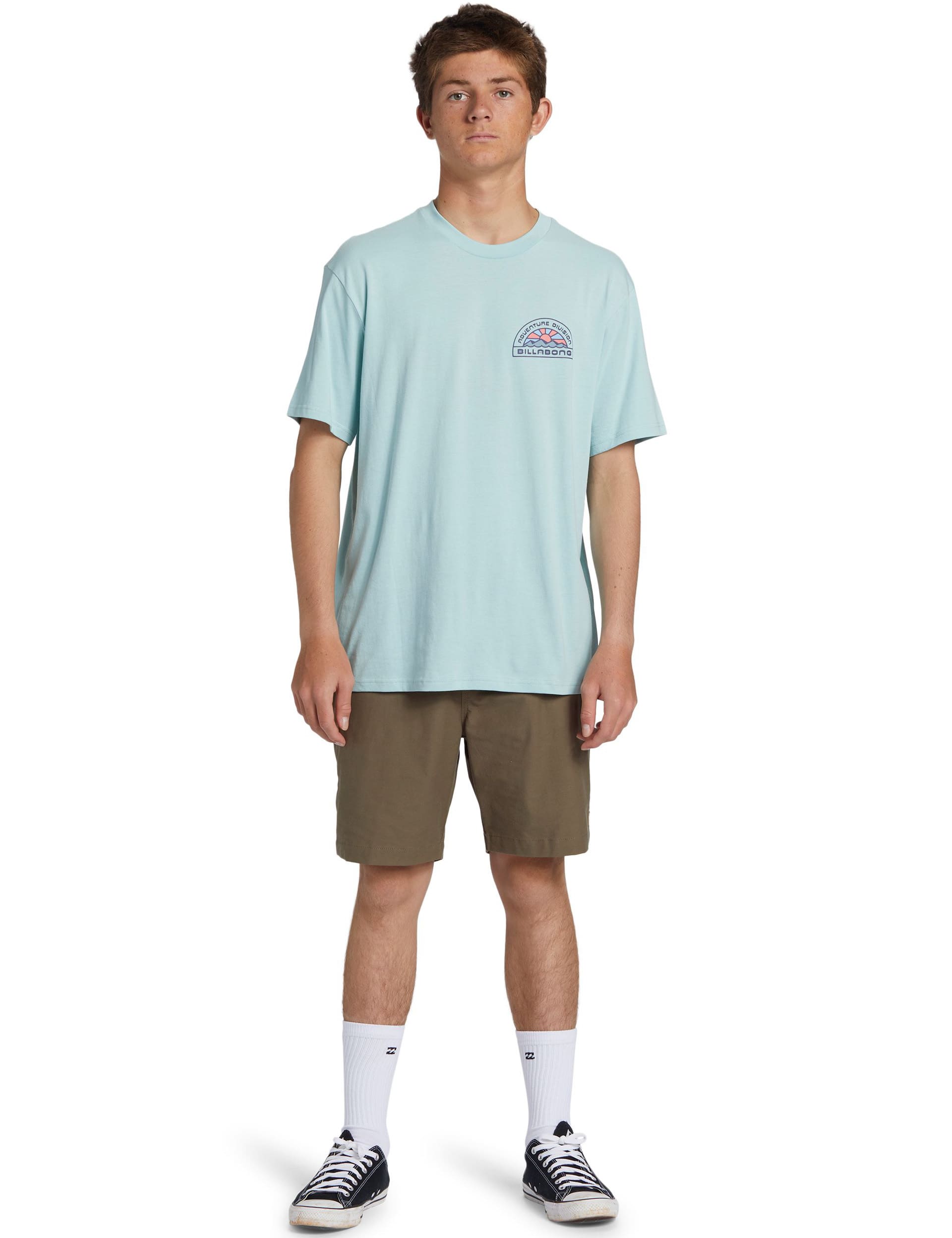 Billabong Men's Sun Up Pure Cotton Printed T-Shirt