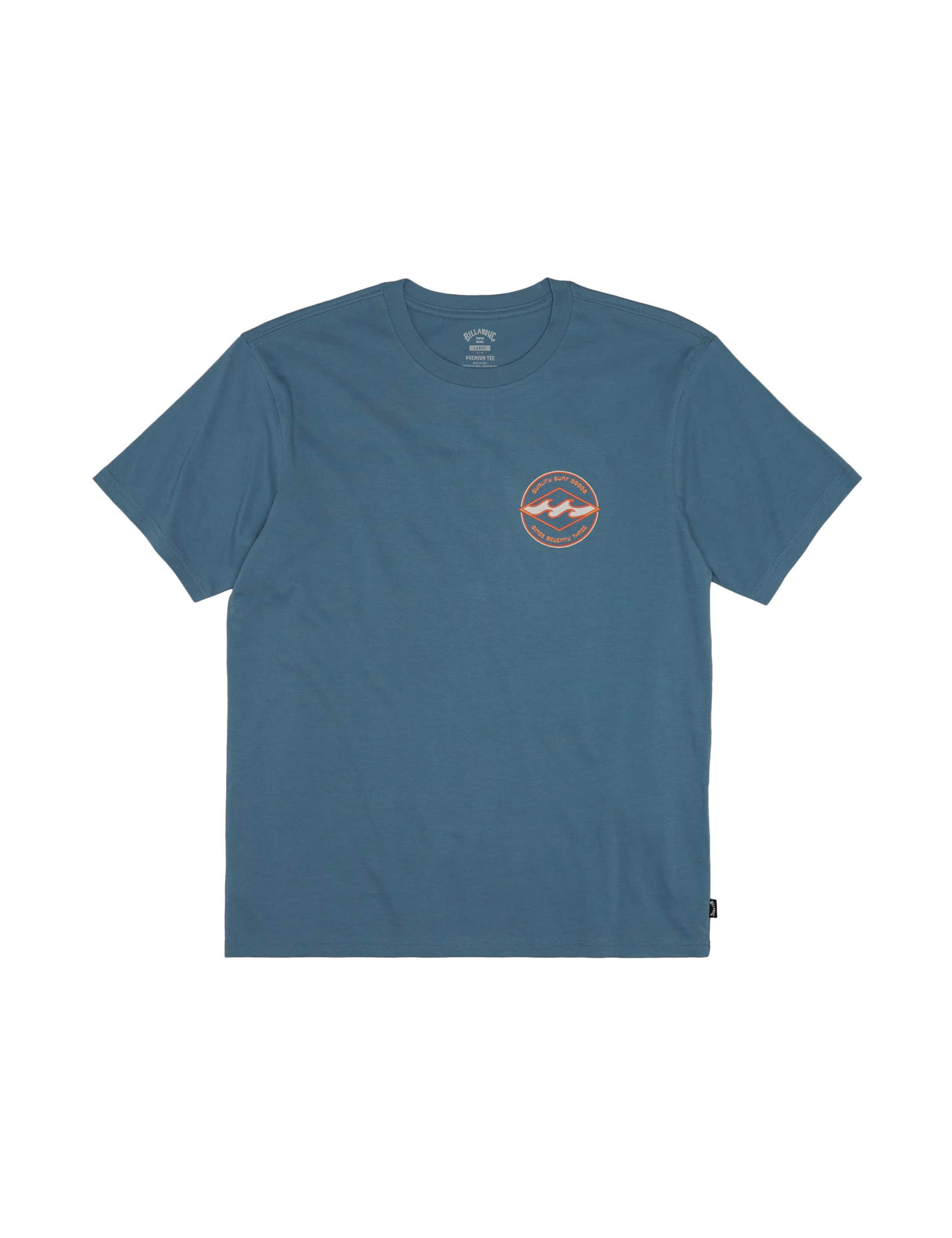 Billabong Men's Rotor Diamond Pure Cotton Printed T-Shirt