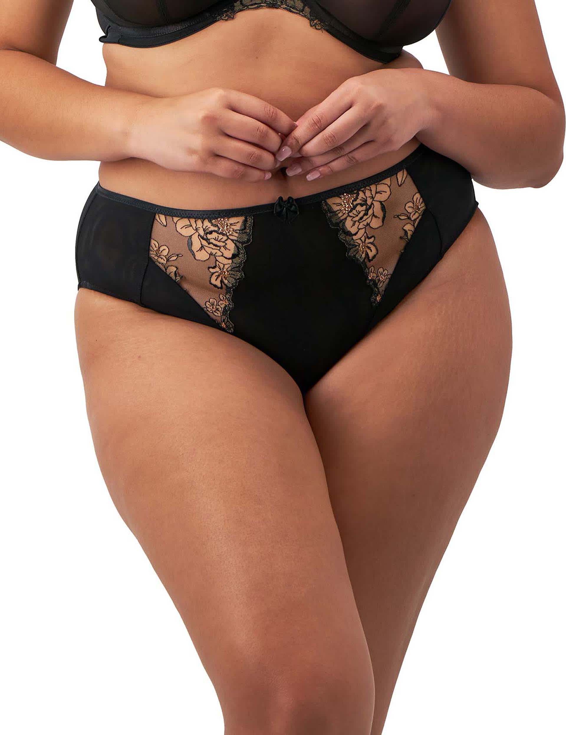 Elomi Women's Teagan Mesh Lace High Waisted Briefs