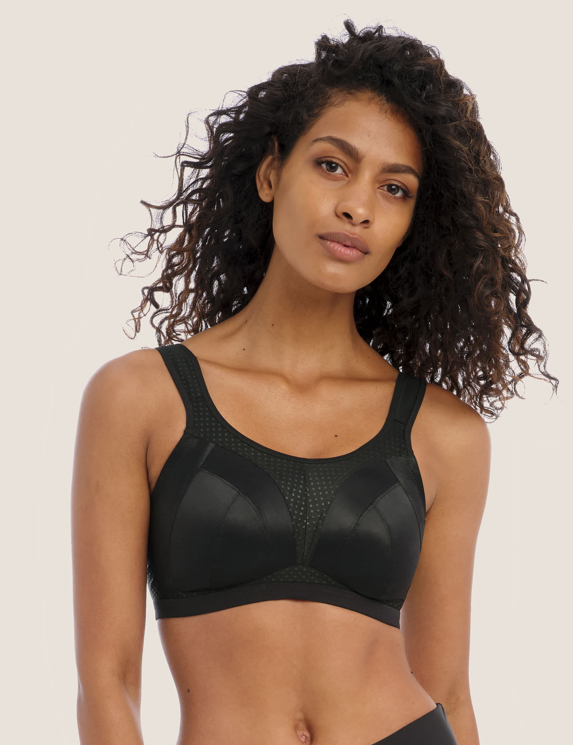 Freya Women's Dynamic Non Wired Sports Bra D-K - 38DD - Black, Black