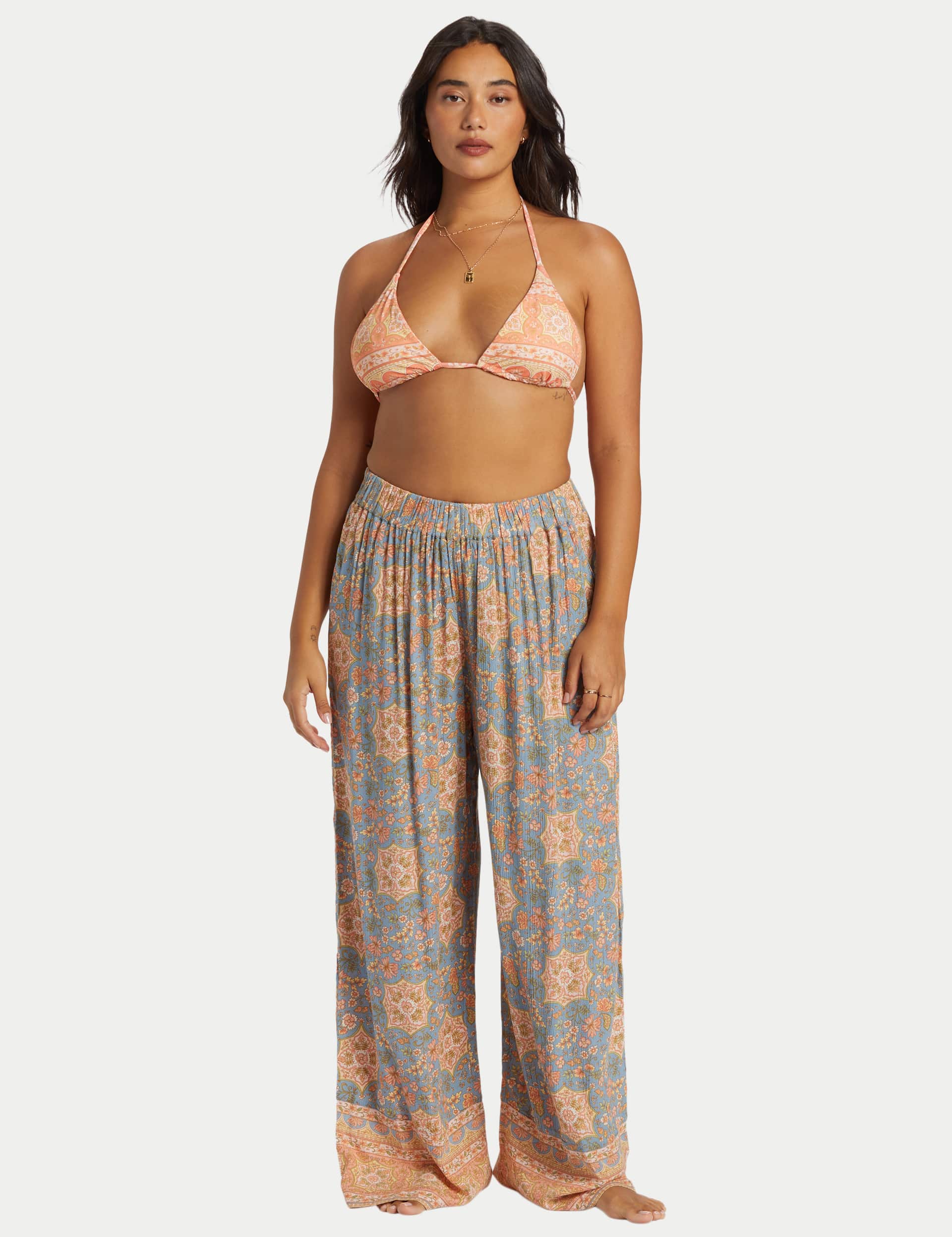 Billabong Women's Follow Me 2 Floral Relaxed Trousers