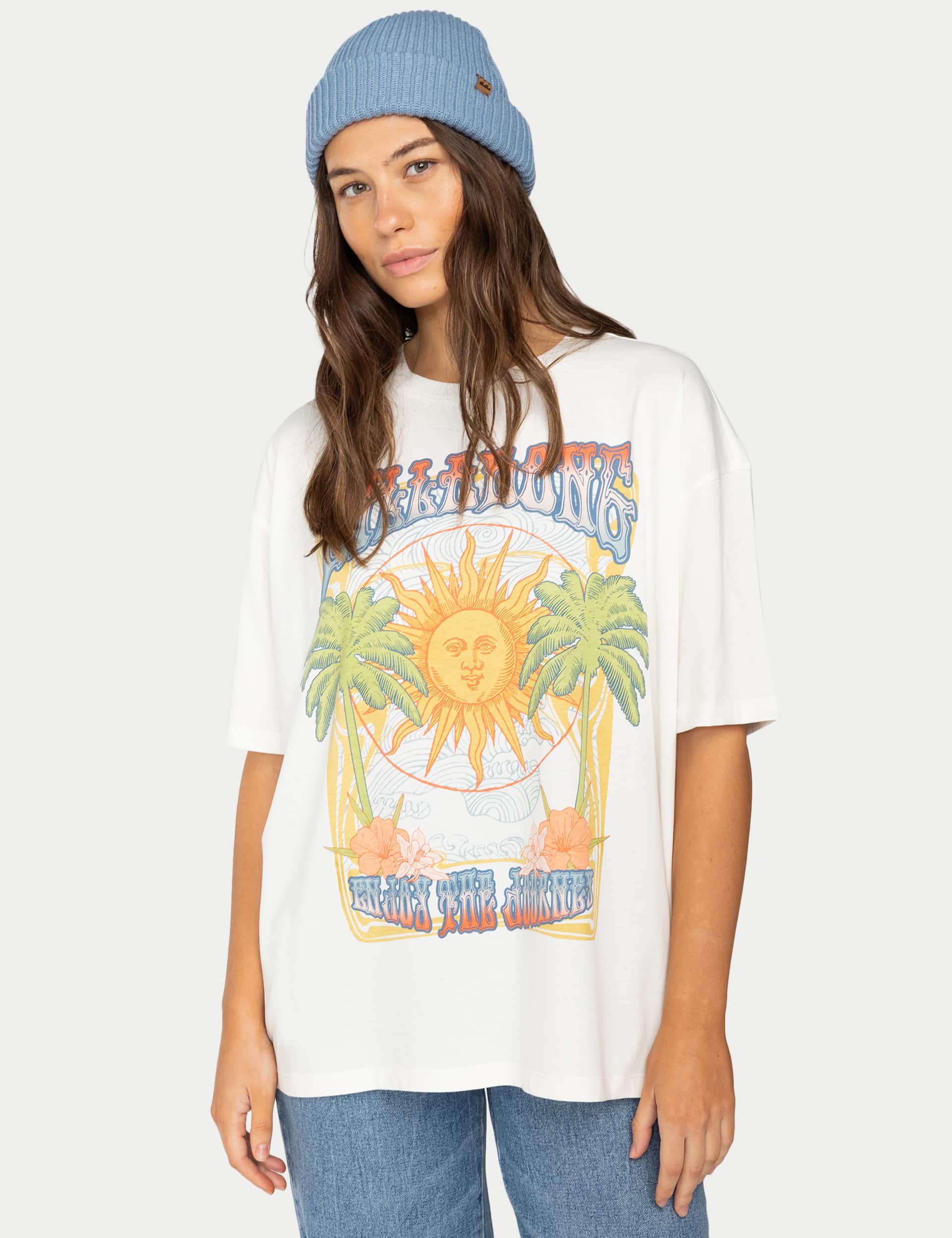 Billabong Women's Enjoy The Journey Pure Cotton T-Shirt