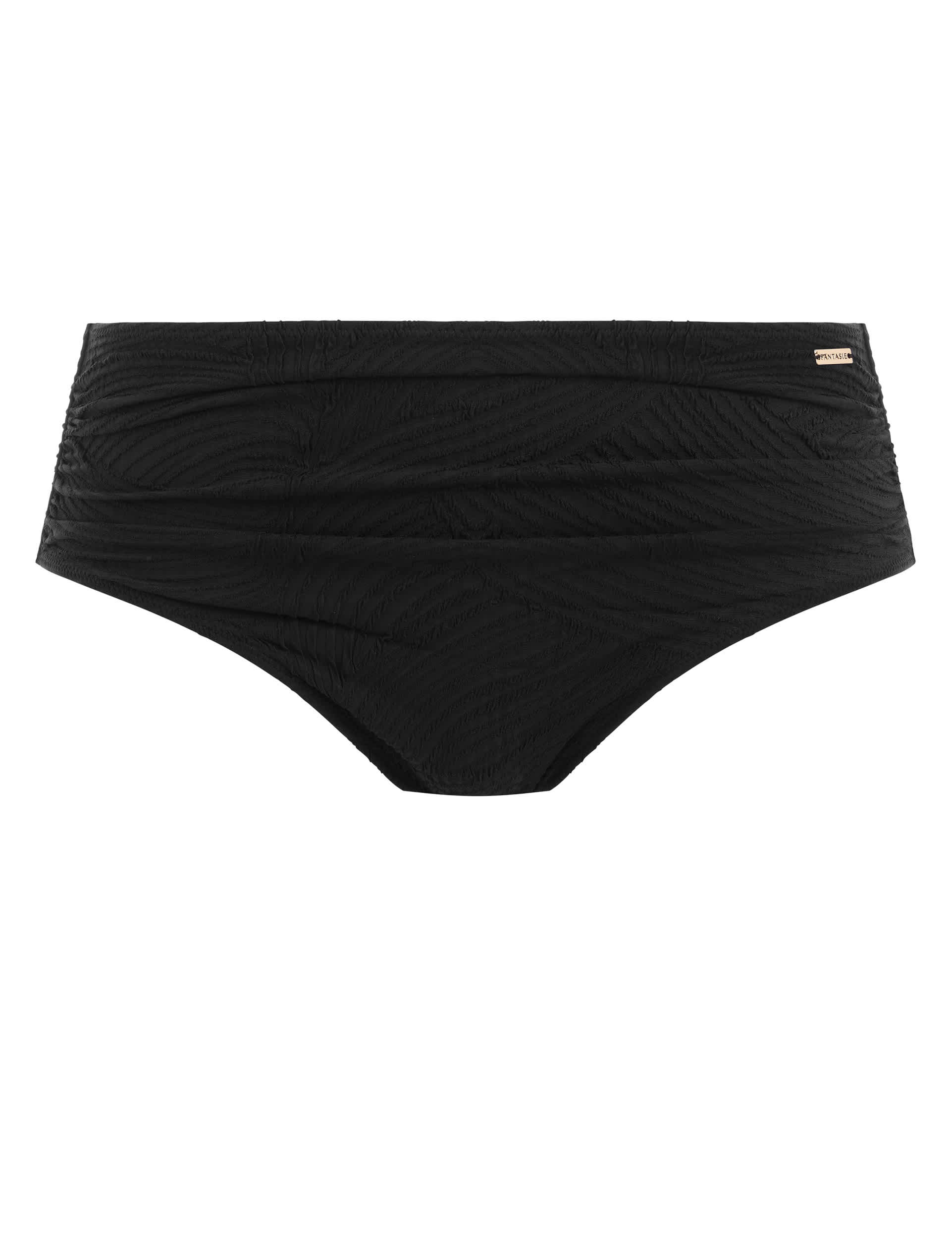 Fantasie Women's Ottawa Deep Gathered Brief - M - Black, Black