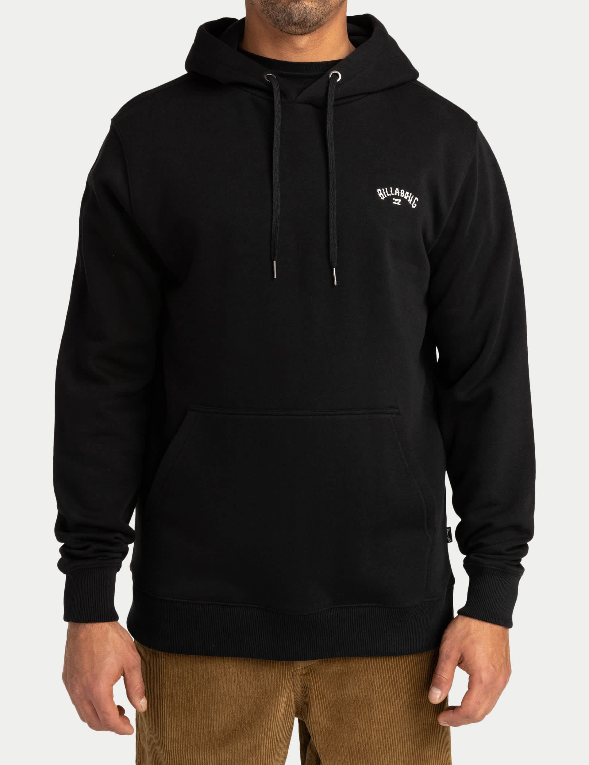 Billabong Men's Arch Po Cotton Blend Hoodie - M - Black, Black