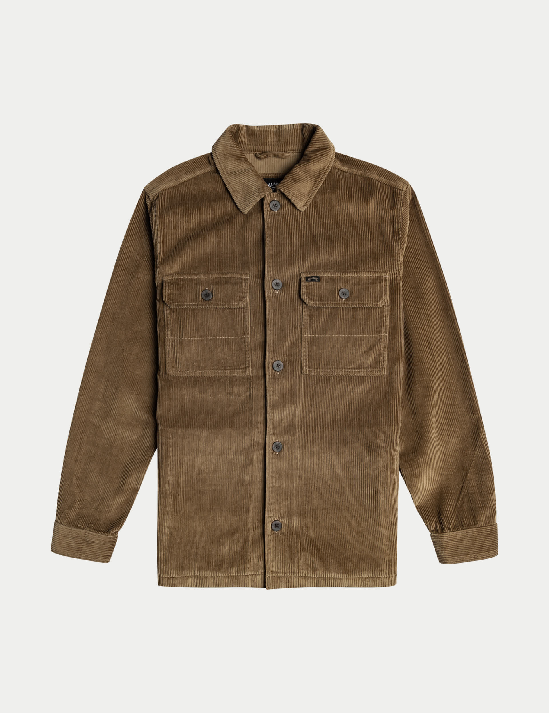 Billabong Men's Wildwood Corduroy Overshirt - M - Brown, Brown