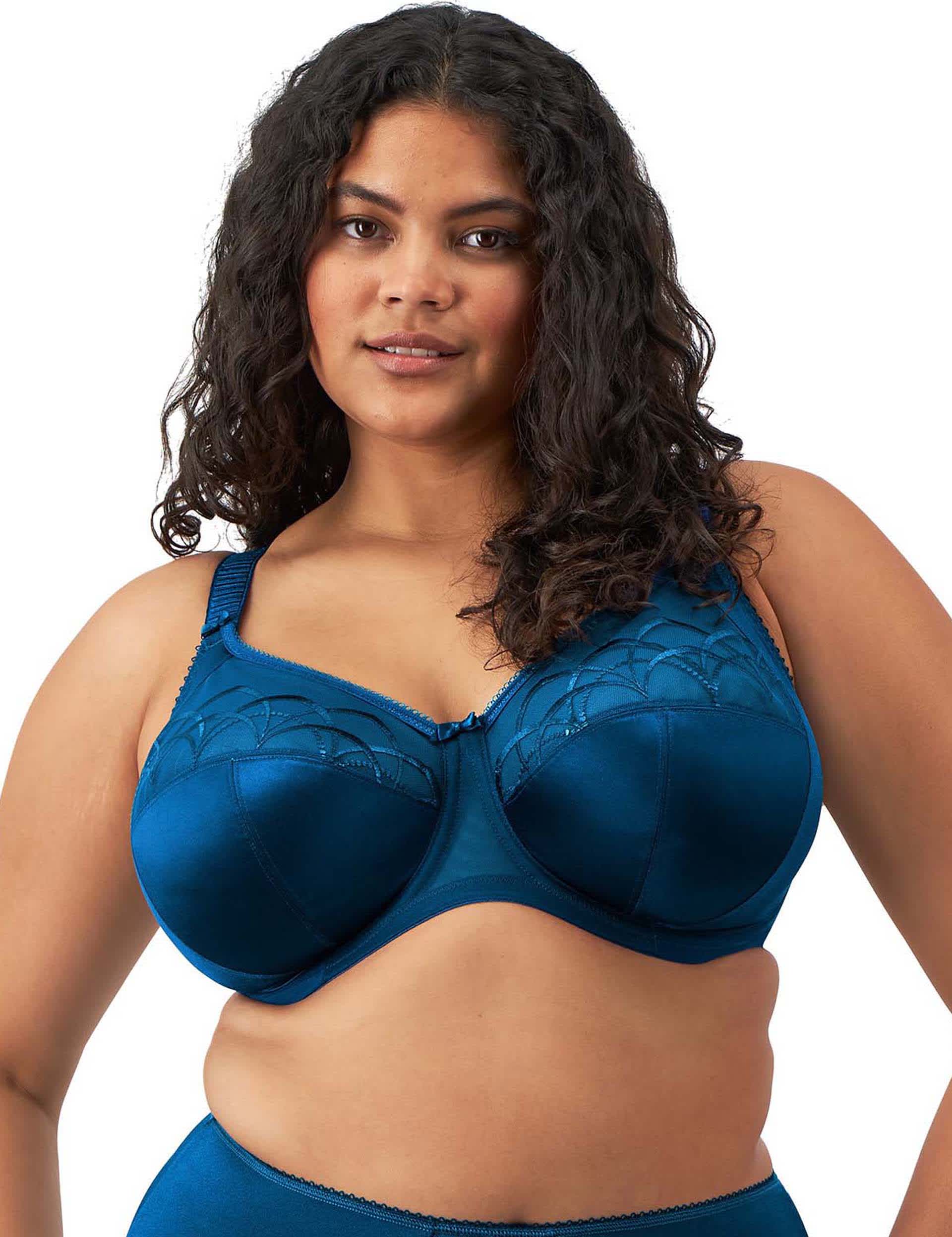 Elomi Women's Cate Wired Bra - 46G - Blue, Blue