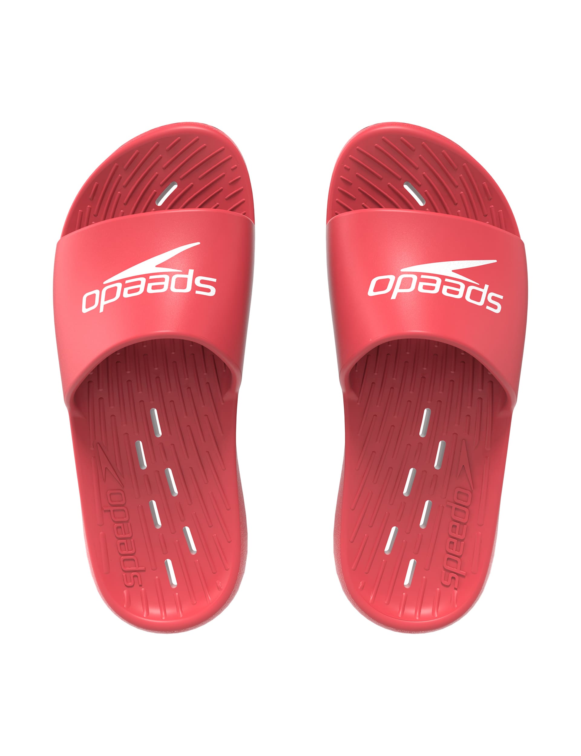 Speedo Men's Sliders - 9 - Red, Navy,Red