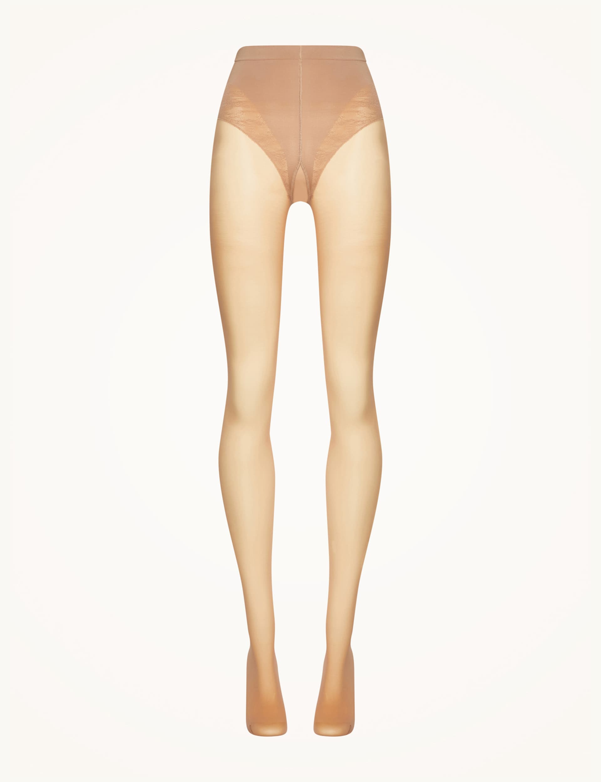 Wolford Women's 20 Denier Shaping Sheer Matt Tights - L - Dark Beige, Dark Beige