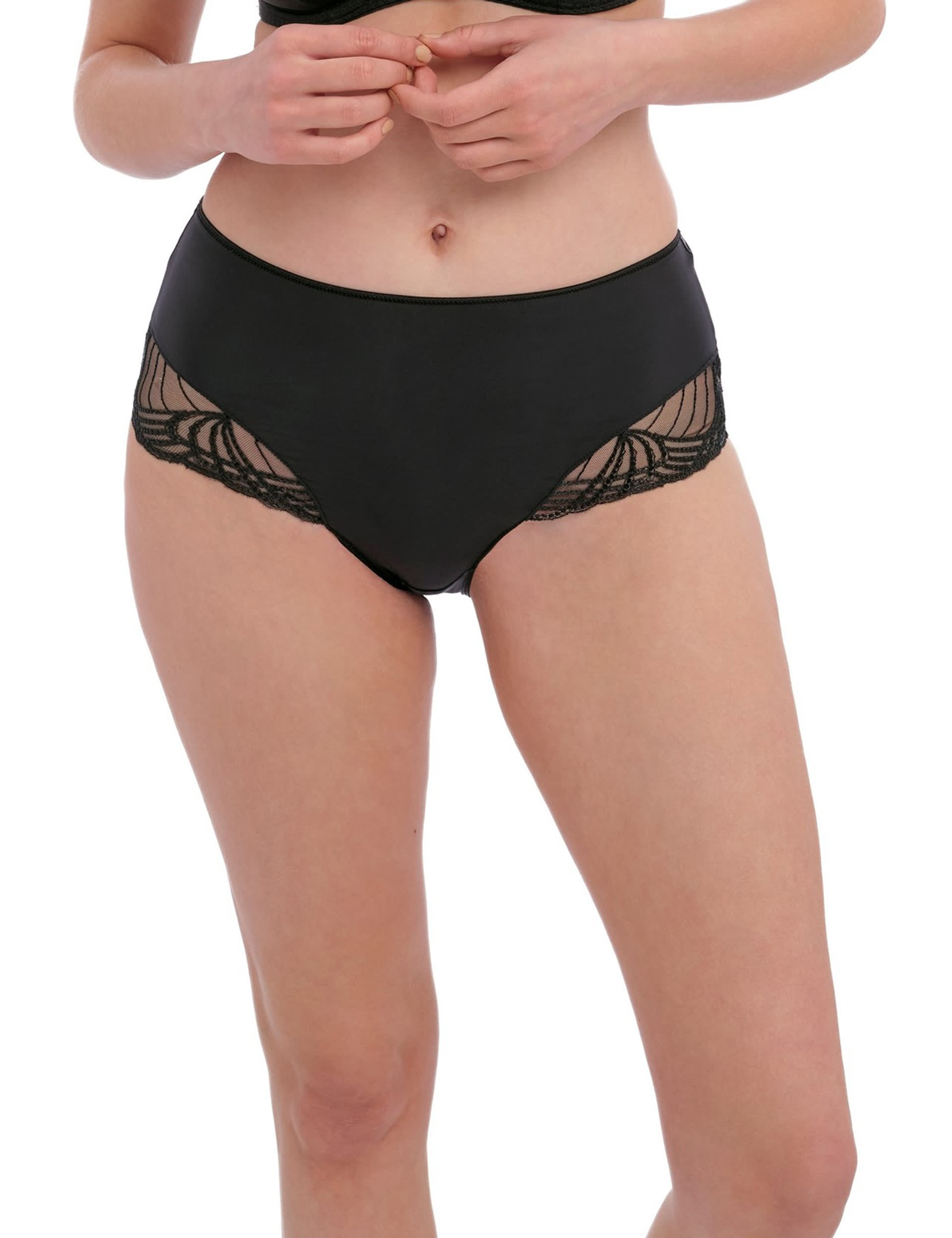 Fantasie Women's Adele High Waisted Full Briefs - Black, Black