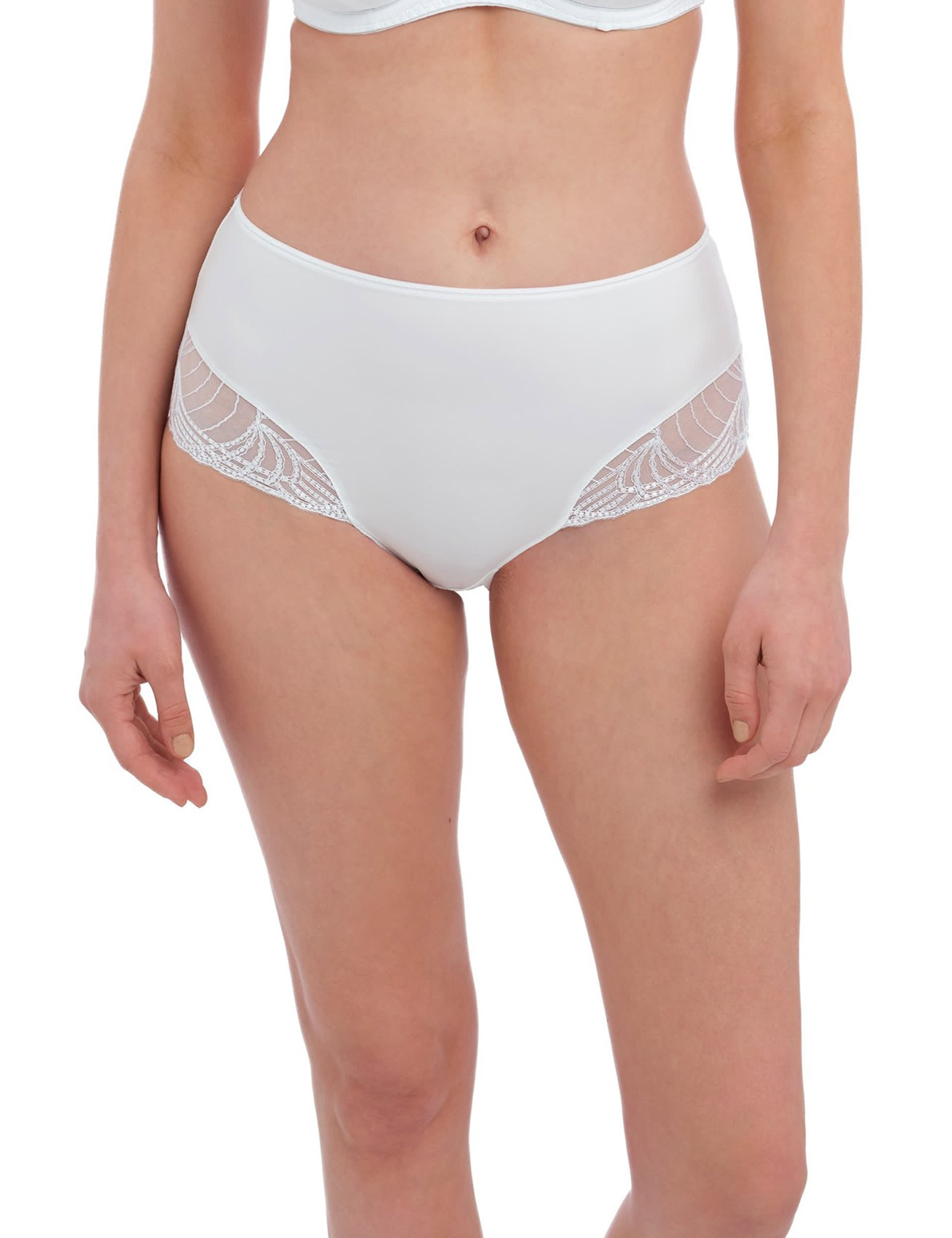 Fantasie Women's Adele High Waisted Full Briefs - White Mix, Beige Marl,White Mix