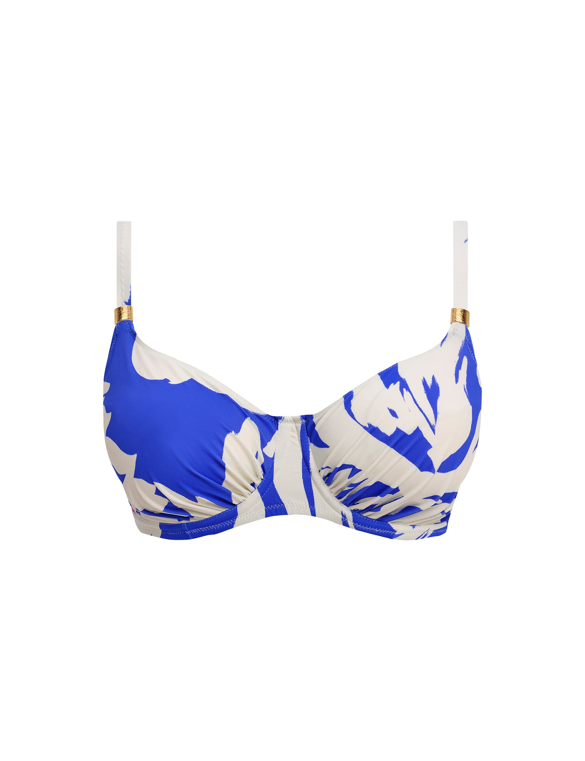 Fantasie Women's Rabida Island Tropical Wired Bikini Top - 38DD - Blue, Blue