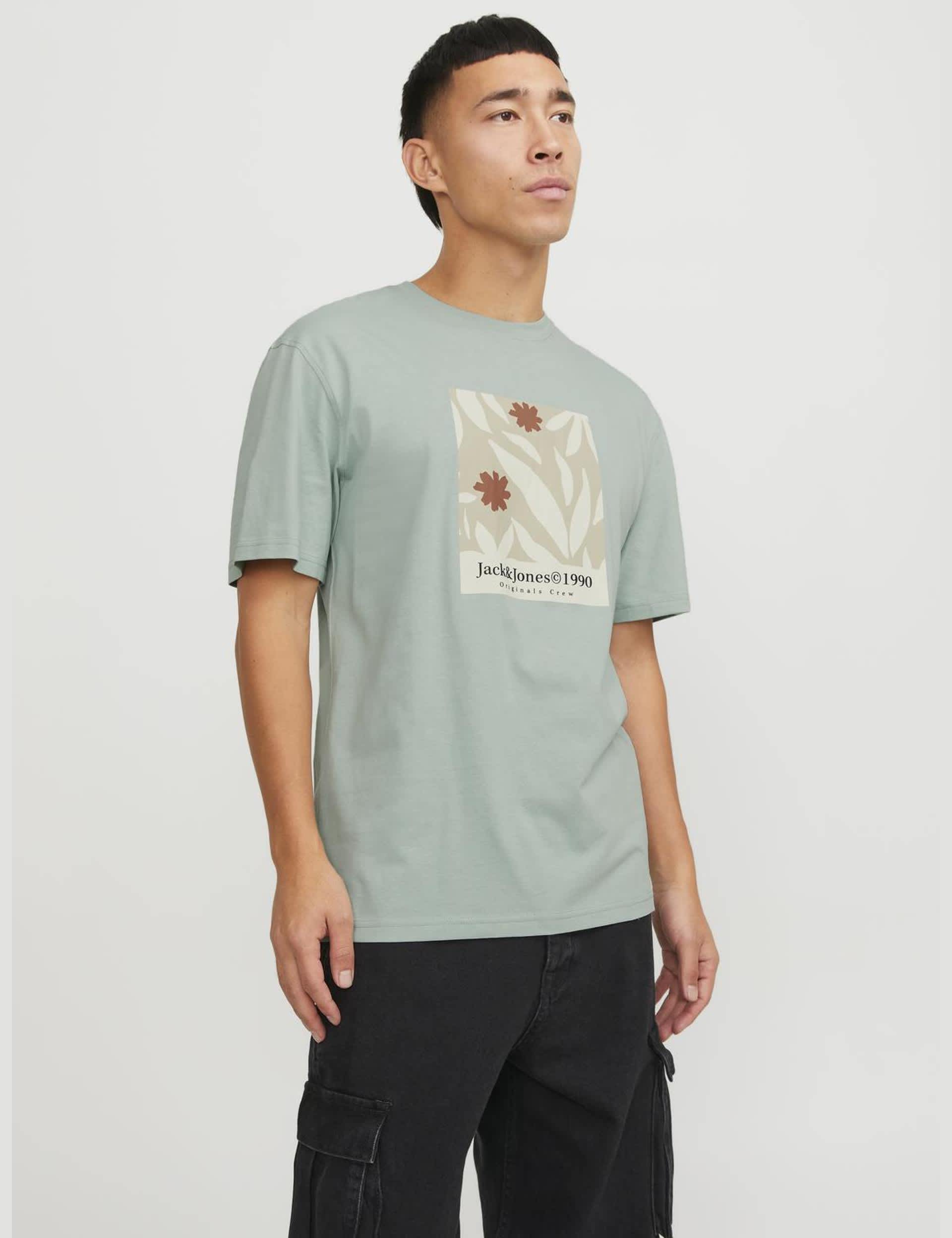 Jack & Jones Men's Pure Cotton Graphic T-Shirt
