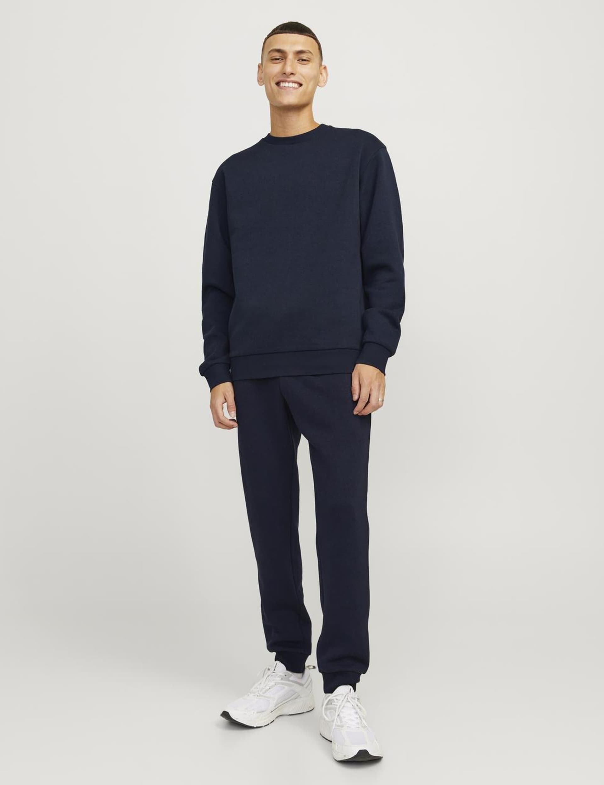 Jack & Jones Men's 2pc Cotton Blend Sweatshirt & Joggers Set