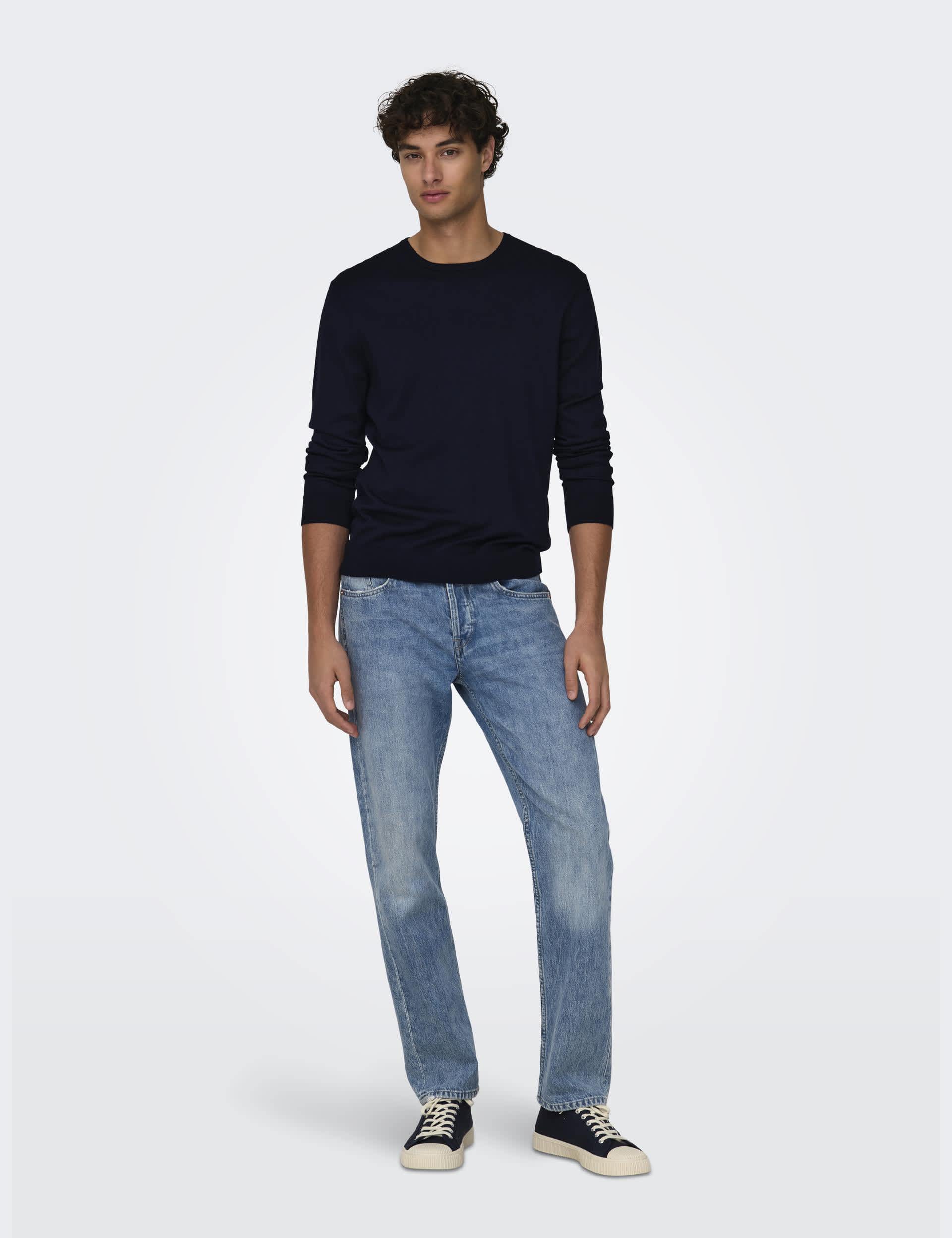 Only & Sons Men's Crew Neck Jumper