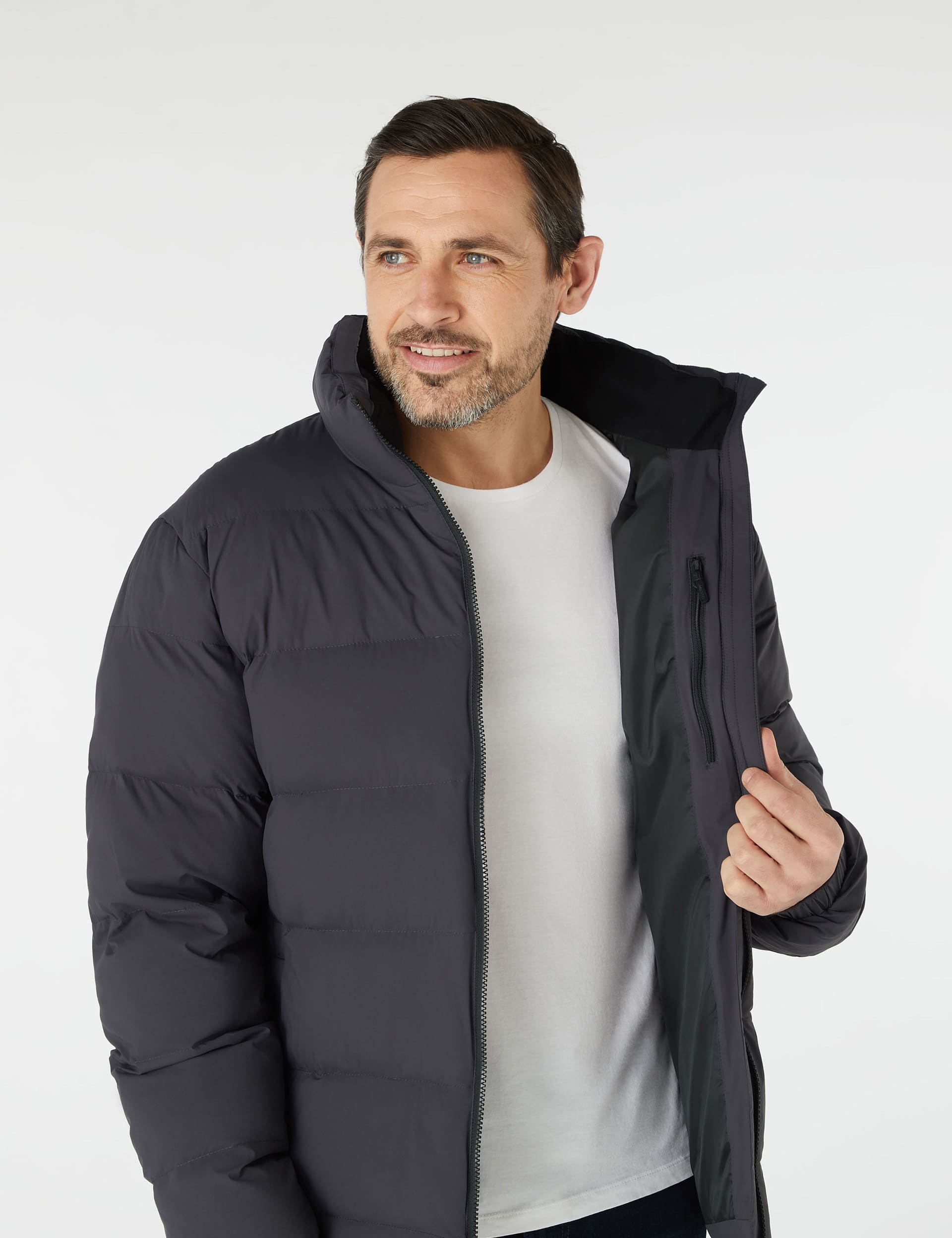 Musto Men's Puffer Jacket - XXL - Dark Grey, Dark Grey