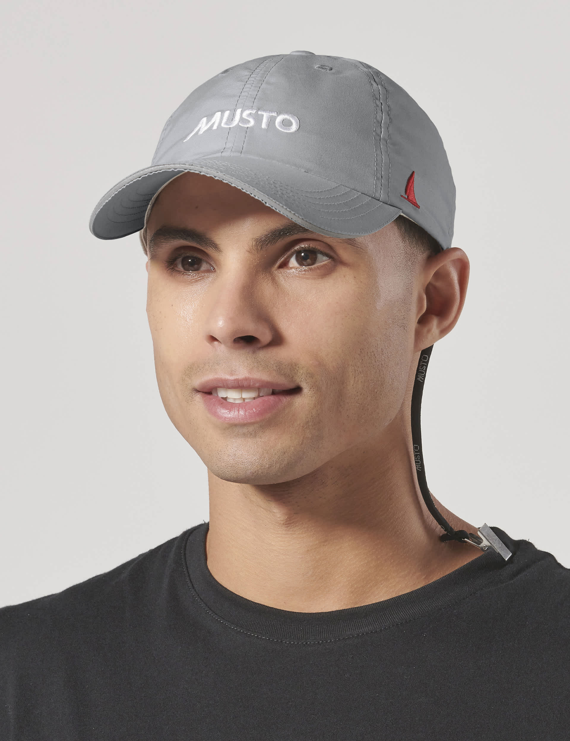 Musto Men's Embroidered Baseball Cap - Dark Grey, Dark Grey