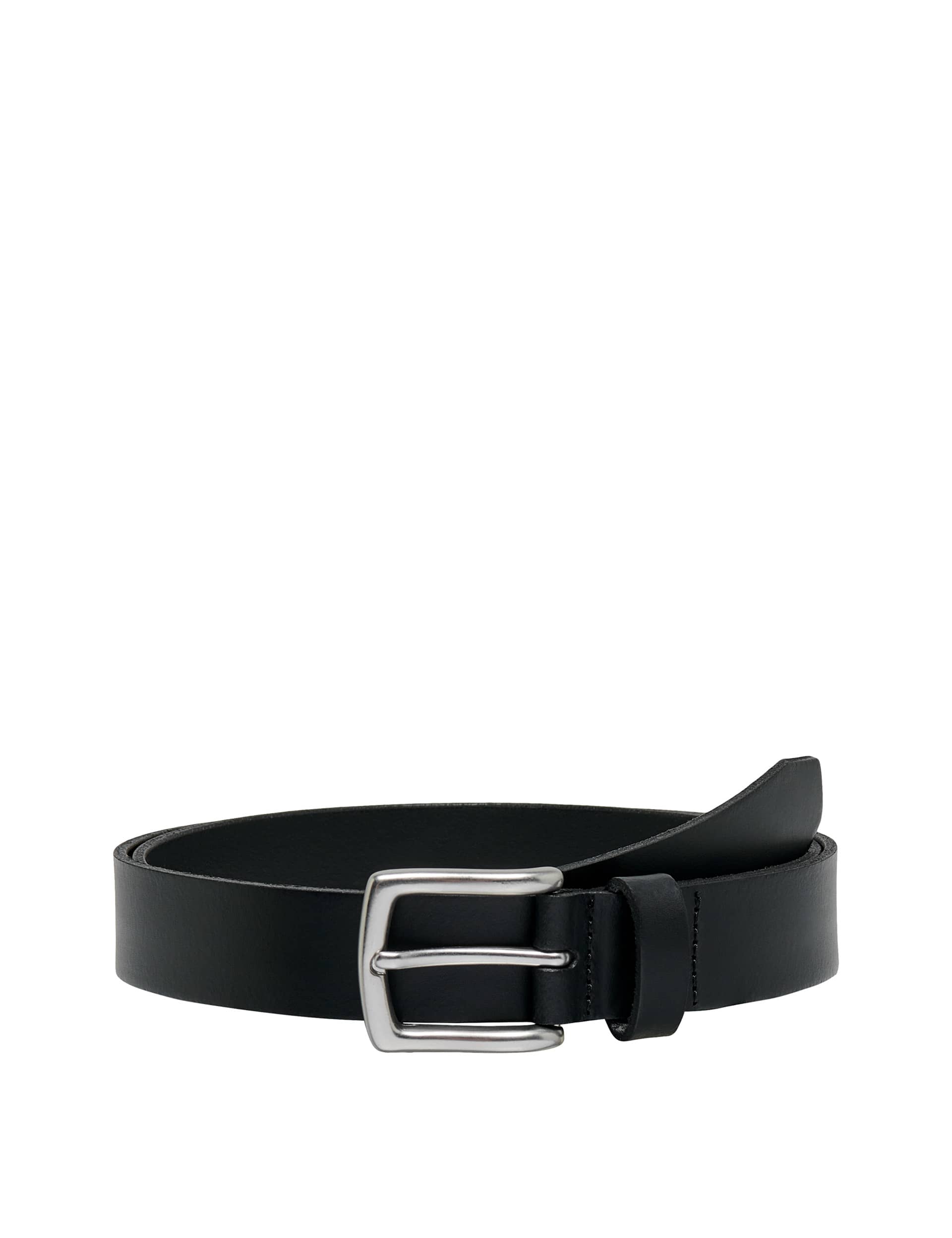 Only & Sons Men's Leather Belt - 43.5 - Black, Black,Brown