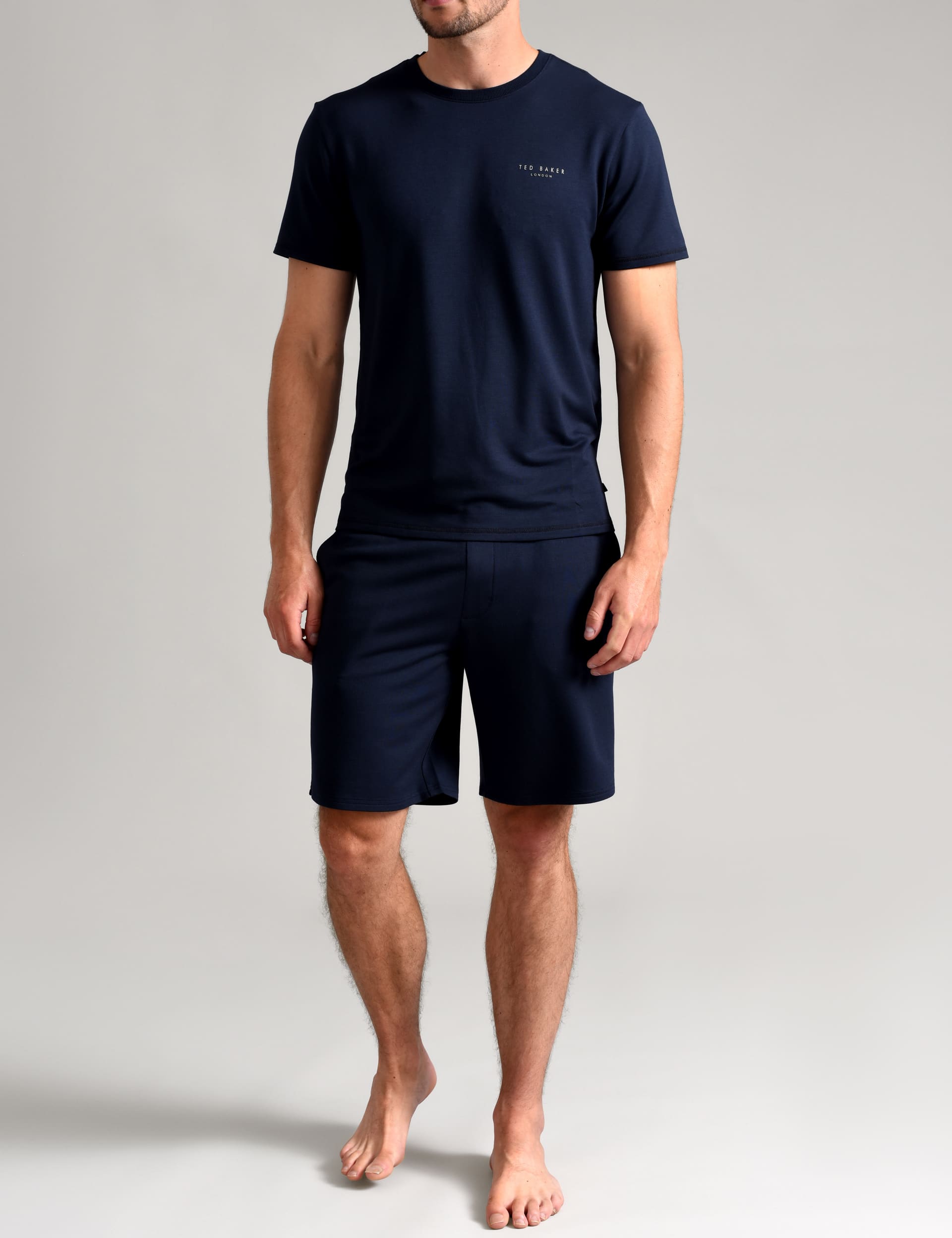 Ted Baker Men's Pyjama Shorts - Navy, Navy,Grey