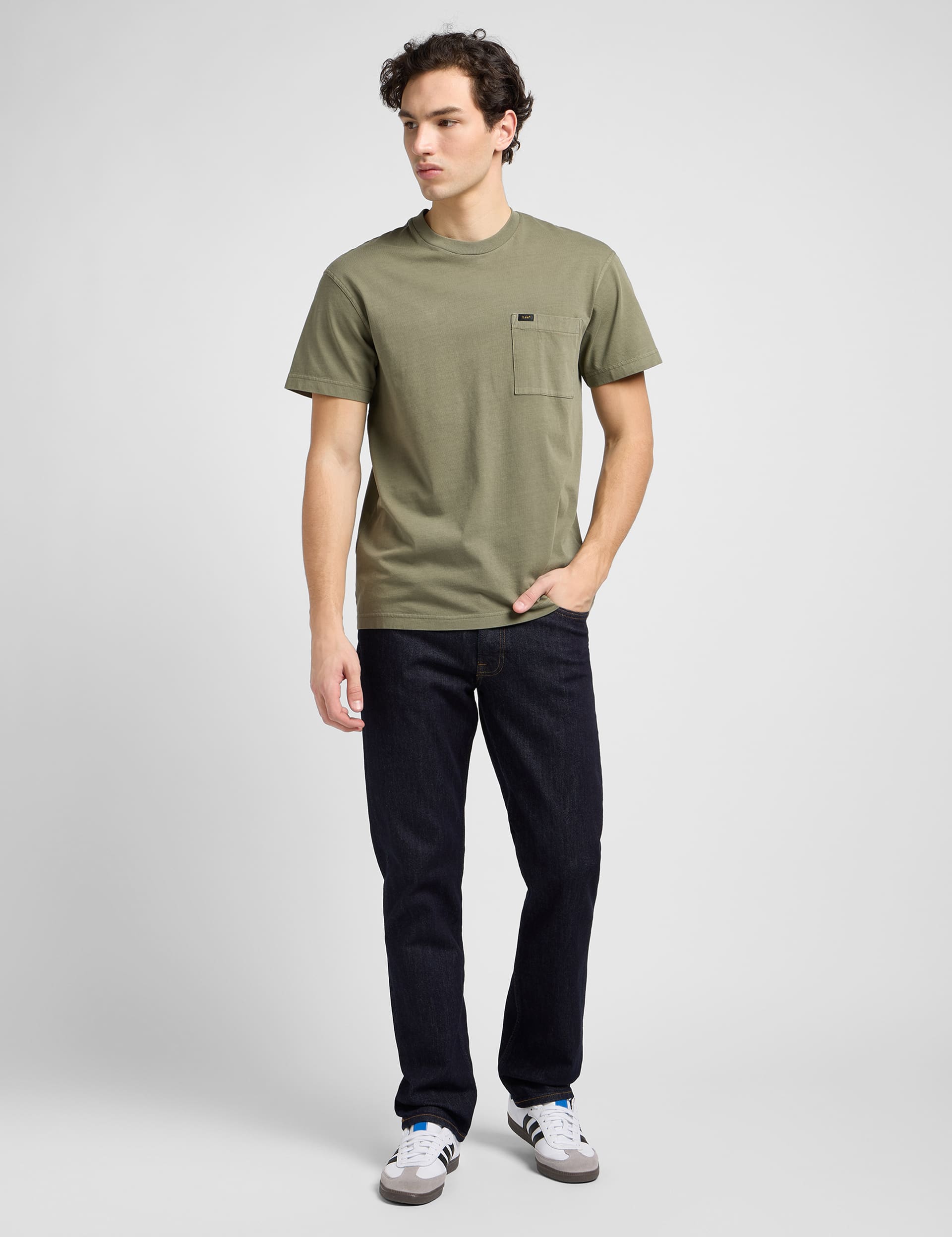 Lee Men's Straight Fit 5 Pocket Jeans