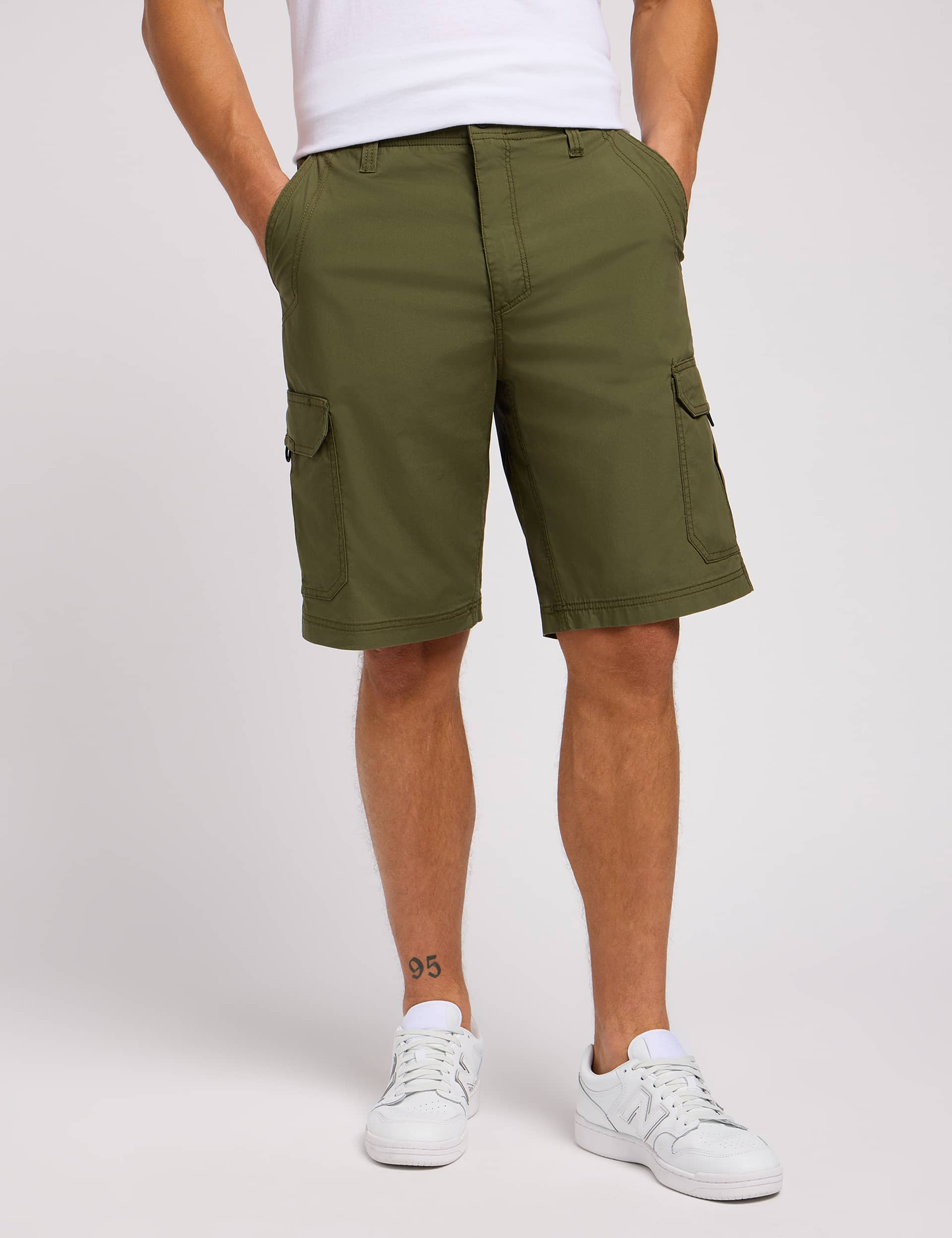 Lee Men's XM Crossroad Cargo Shorts - 38 - Green, Green