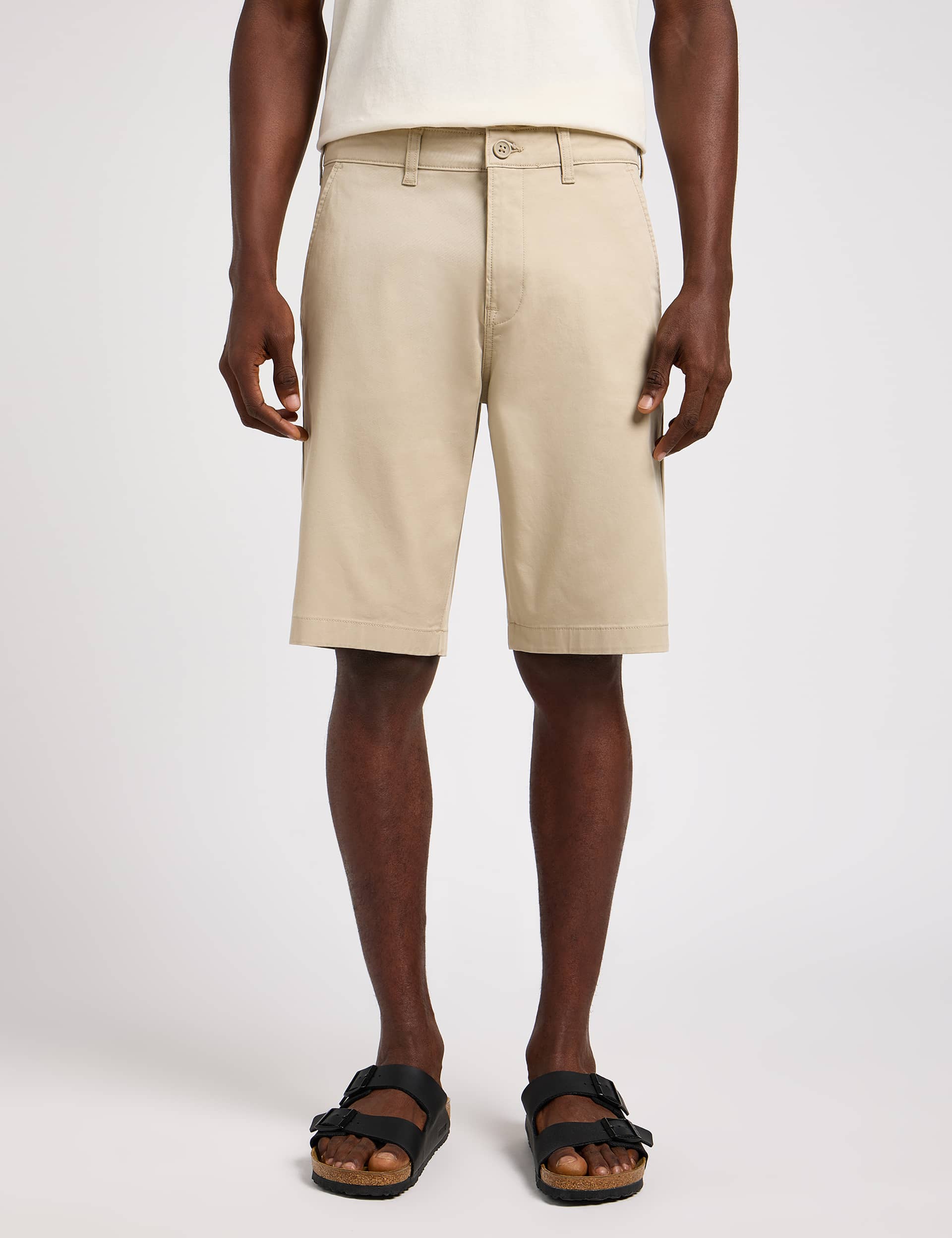 Lee Men's Chino Shorts - 34 - Stone, Stone