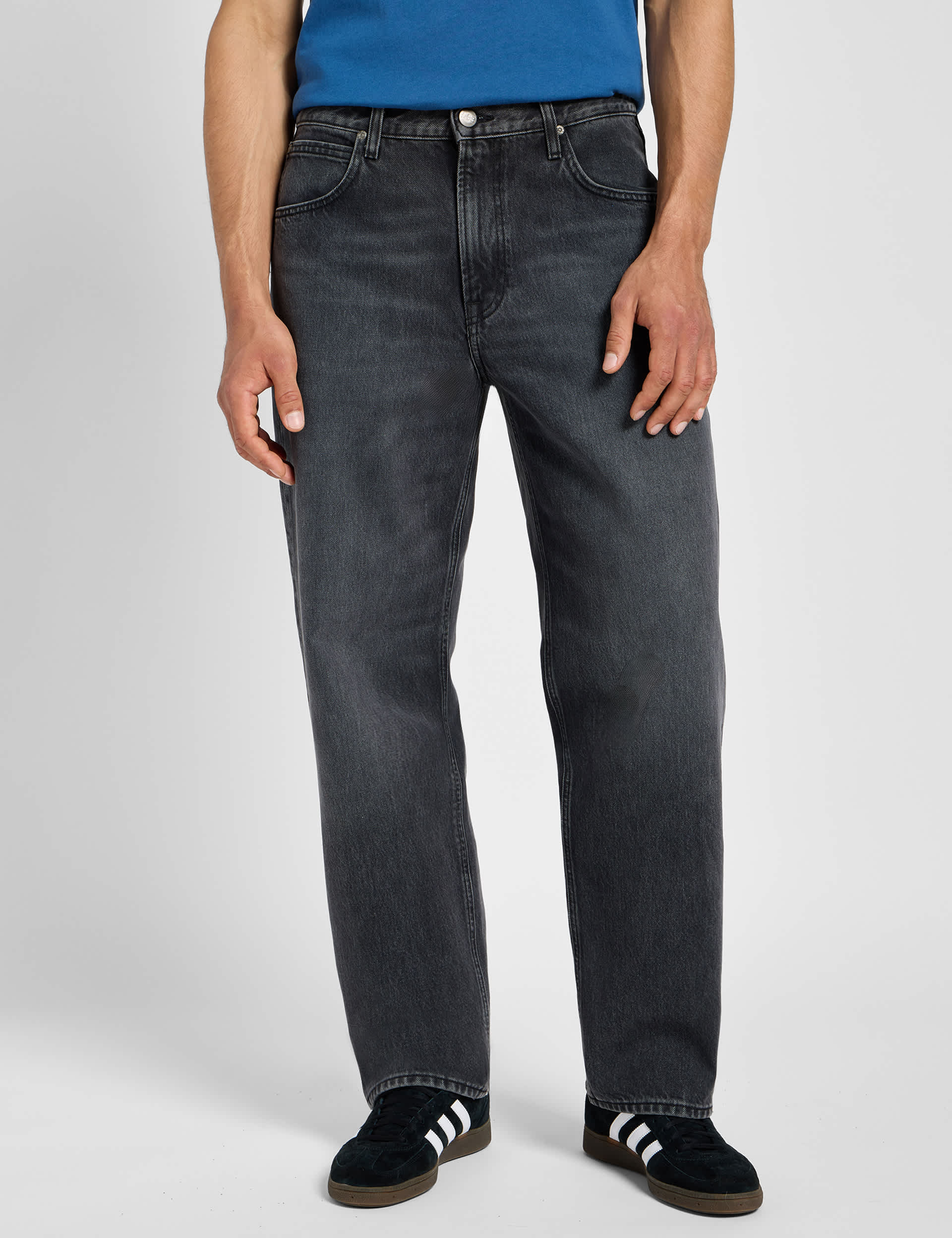 Lee Men's Loose Fit Pure Cotton 5 Pocket Jeans