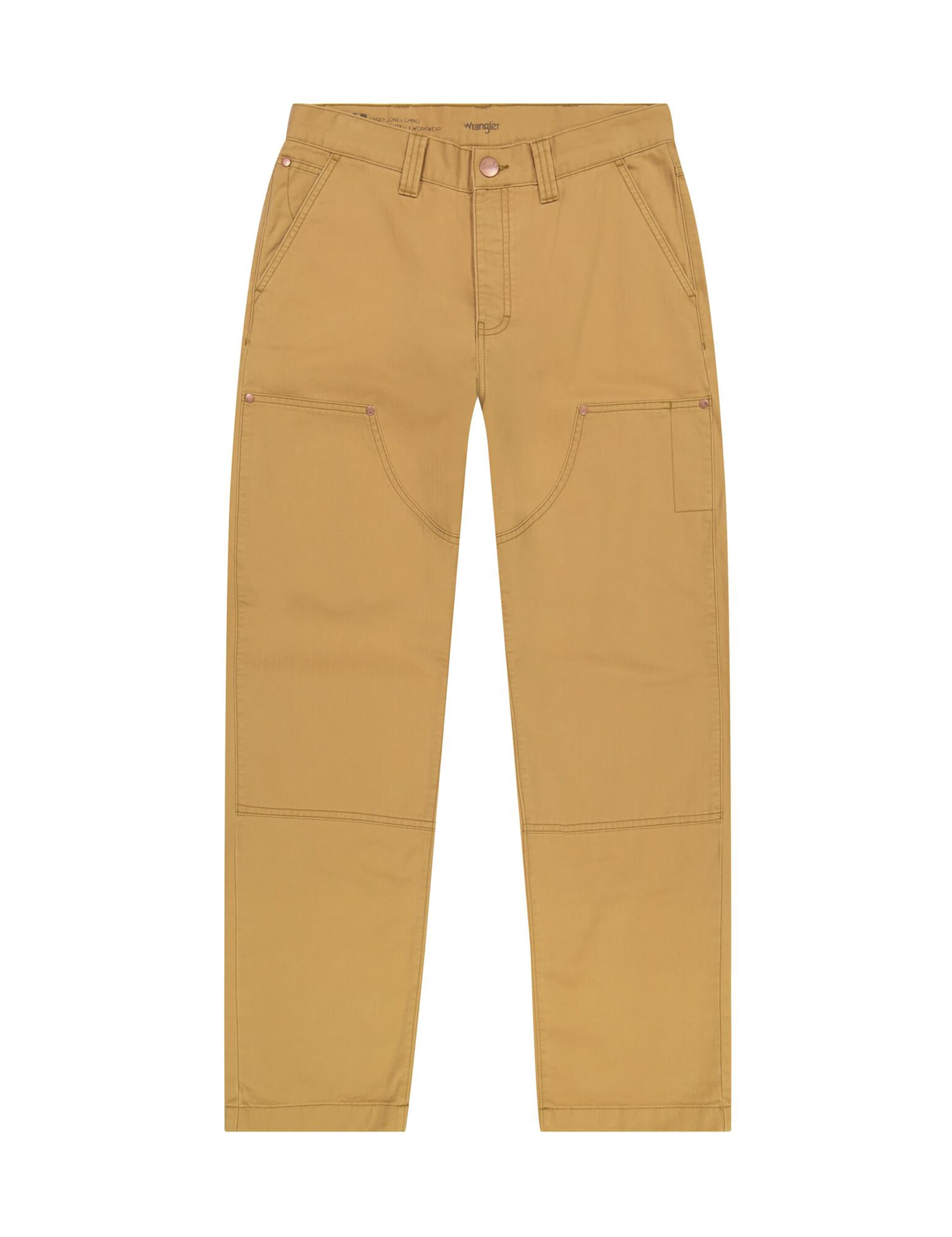 Wrangler Men's Pure Cotton Regular Fit Carpenter Trousers - 36/32 - Yellow, Yellow