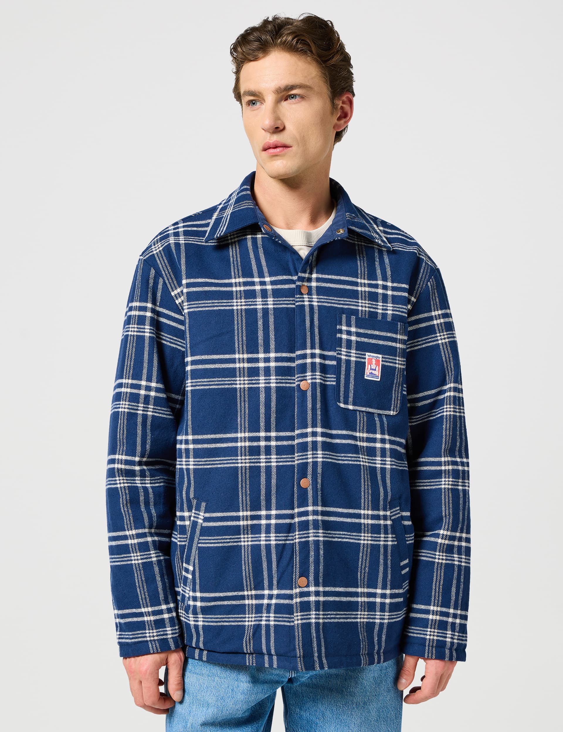 Wrangler Men's Pure Cotton Reversible Shacket