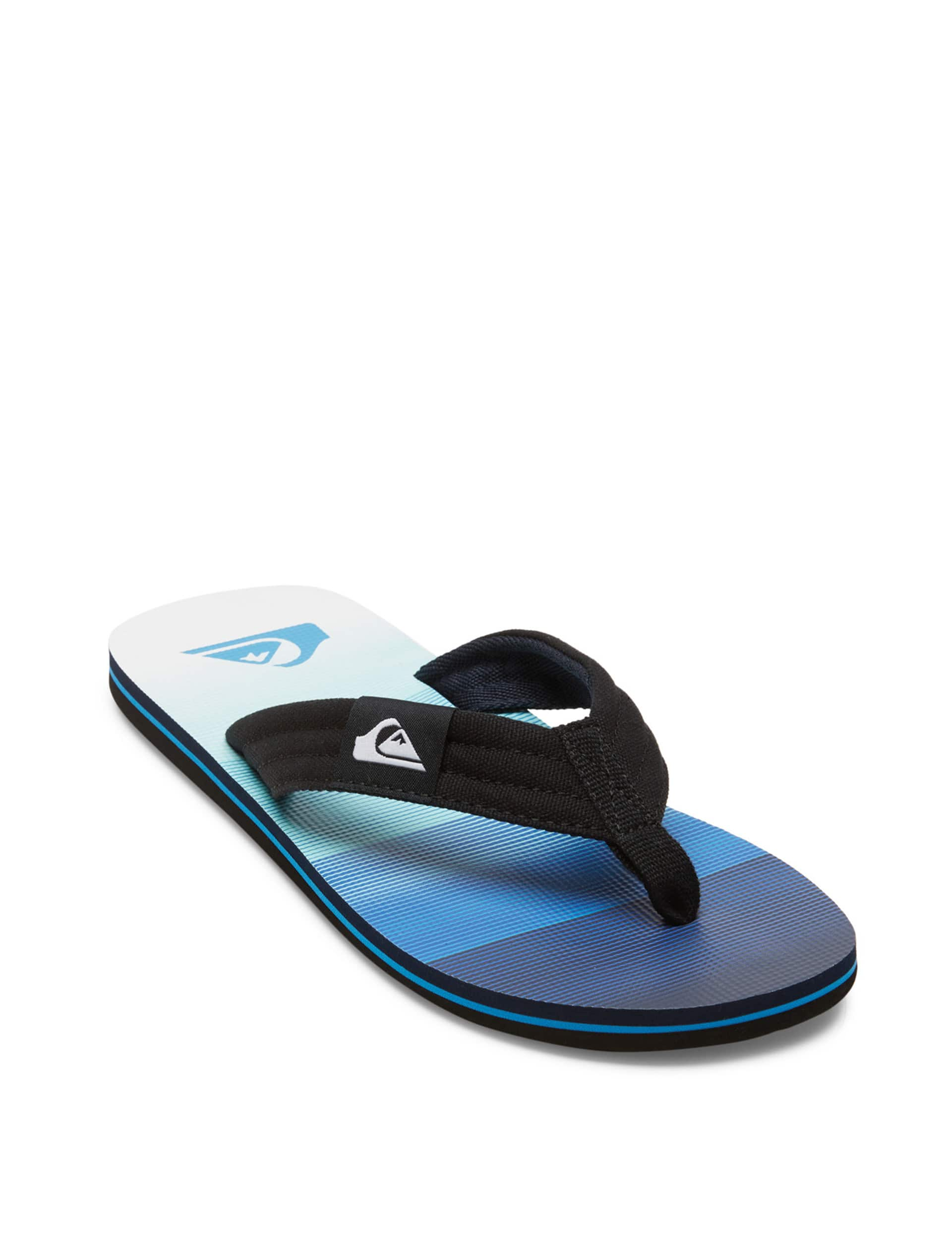 Quiksilver Men's Molokai Layback II Flip Flops - 8 - Navy Mix, Navy Mix