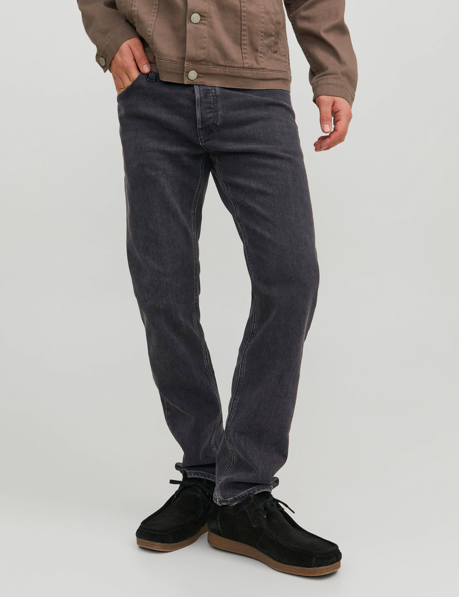 Jack & Jones Men's Tapered Fit 5 Pocket Jeans