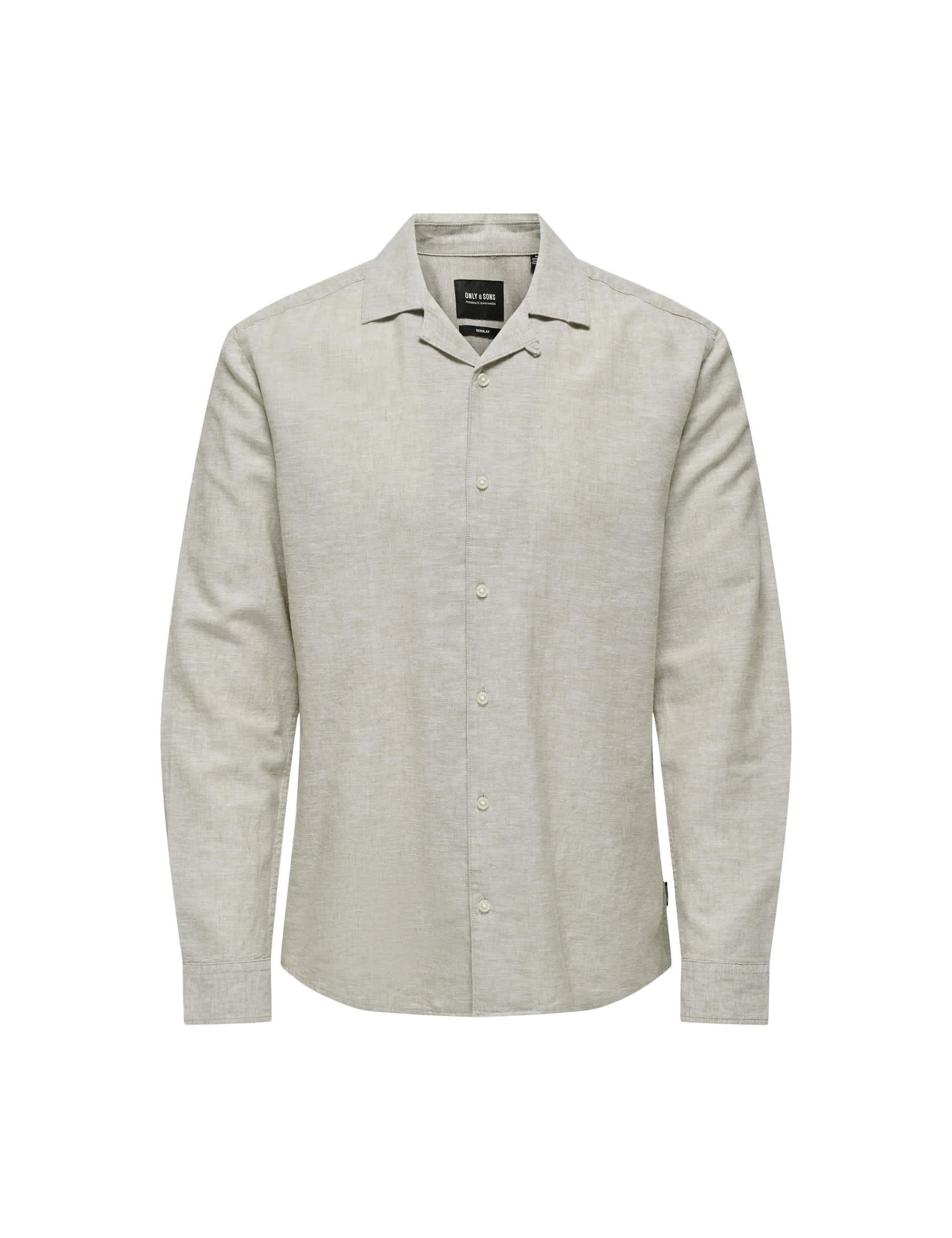 Only & Sons Men's Linen Blend Shirt