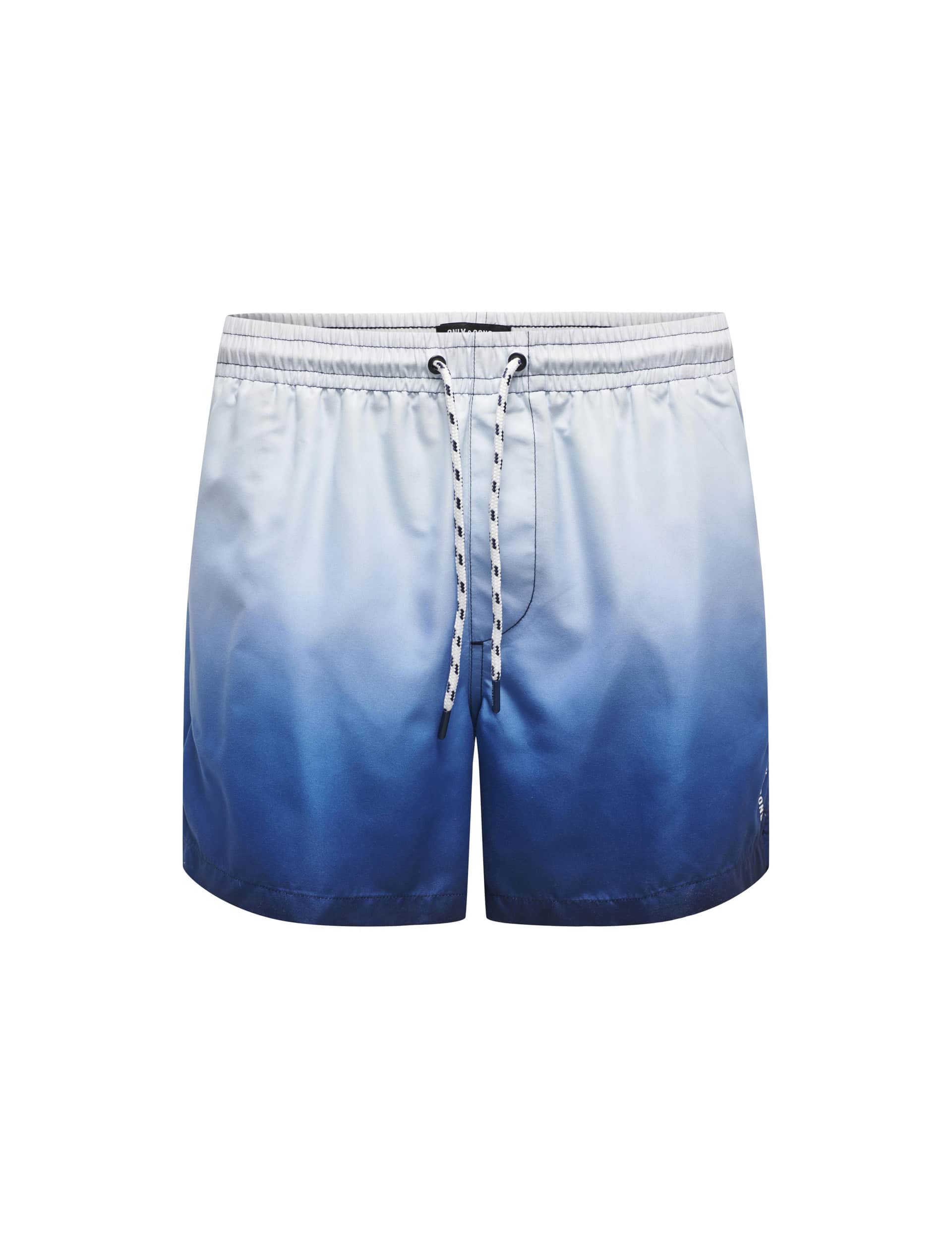 Only & Sons Men's Pocketed Ombre Swim Shorts