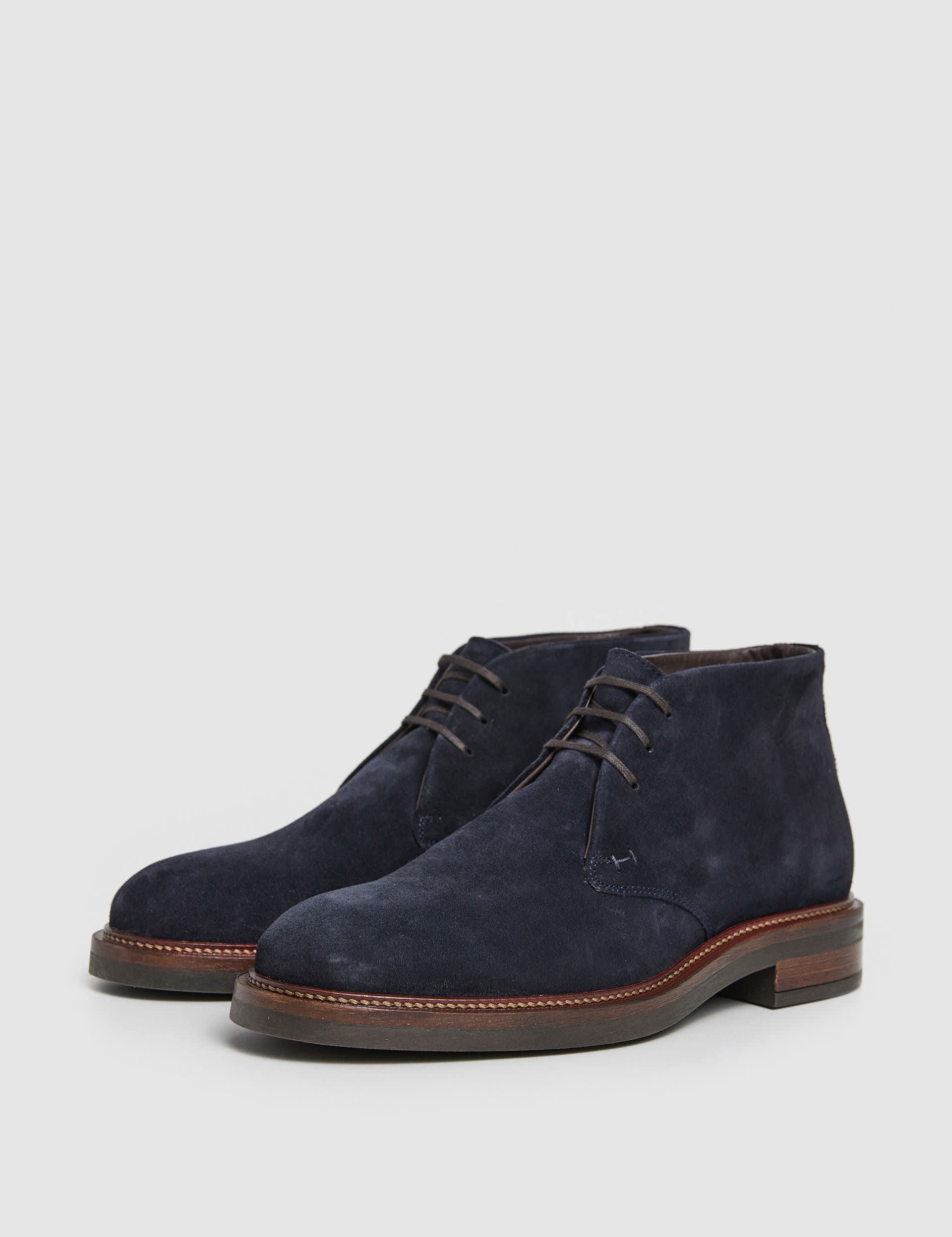 Hackett Men's Suede Chukka Boots - 9 - Blue, Blue