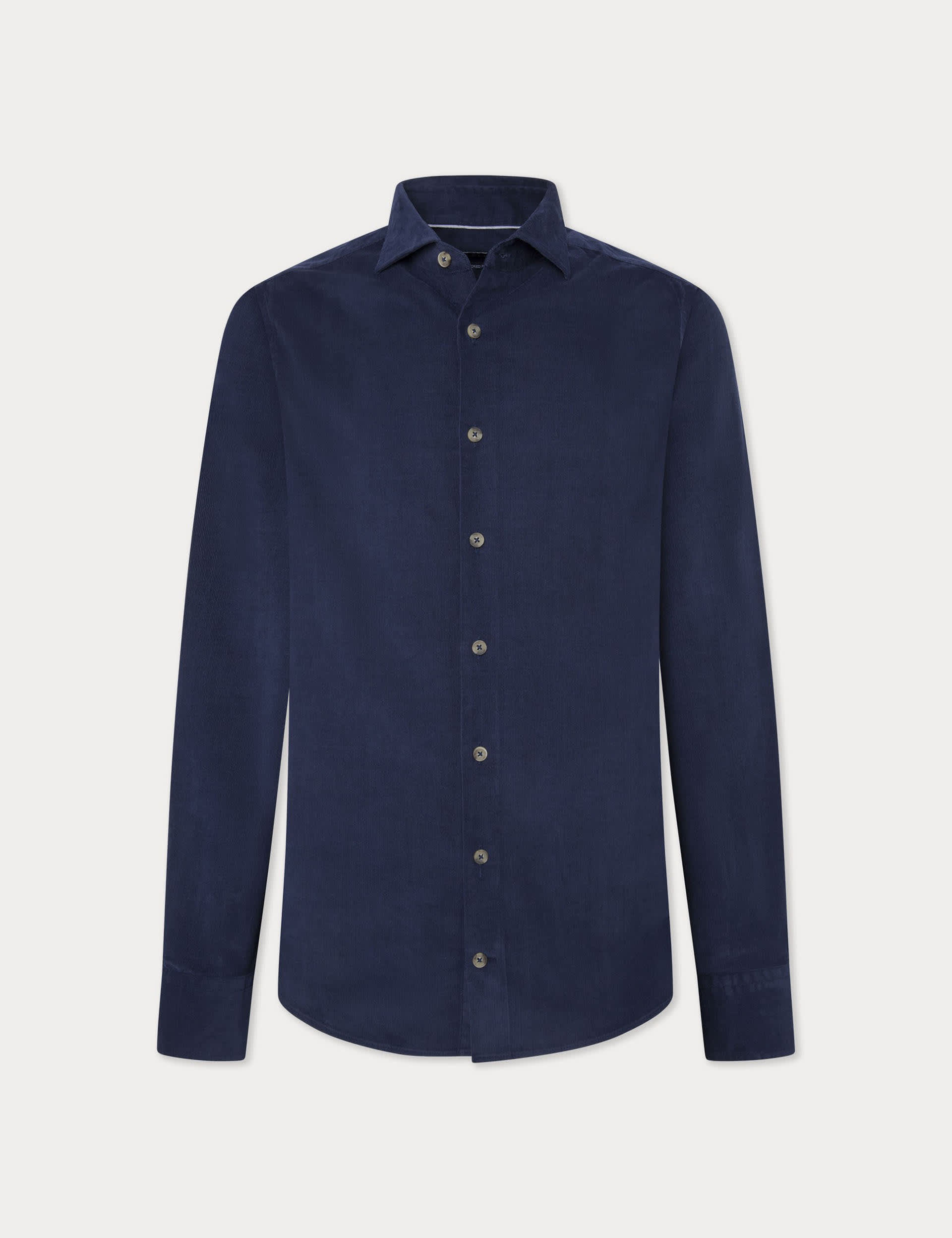 Hackett Men's Corduroy Shirt - Navy, Navy