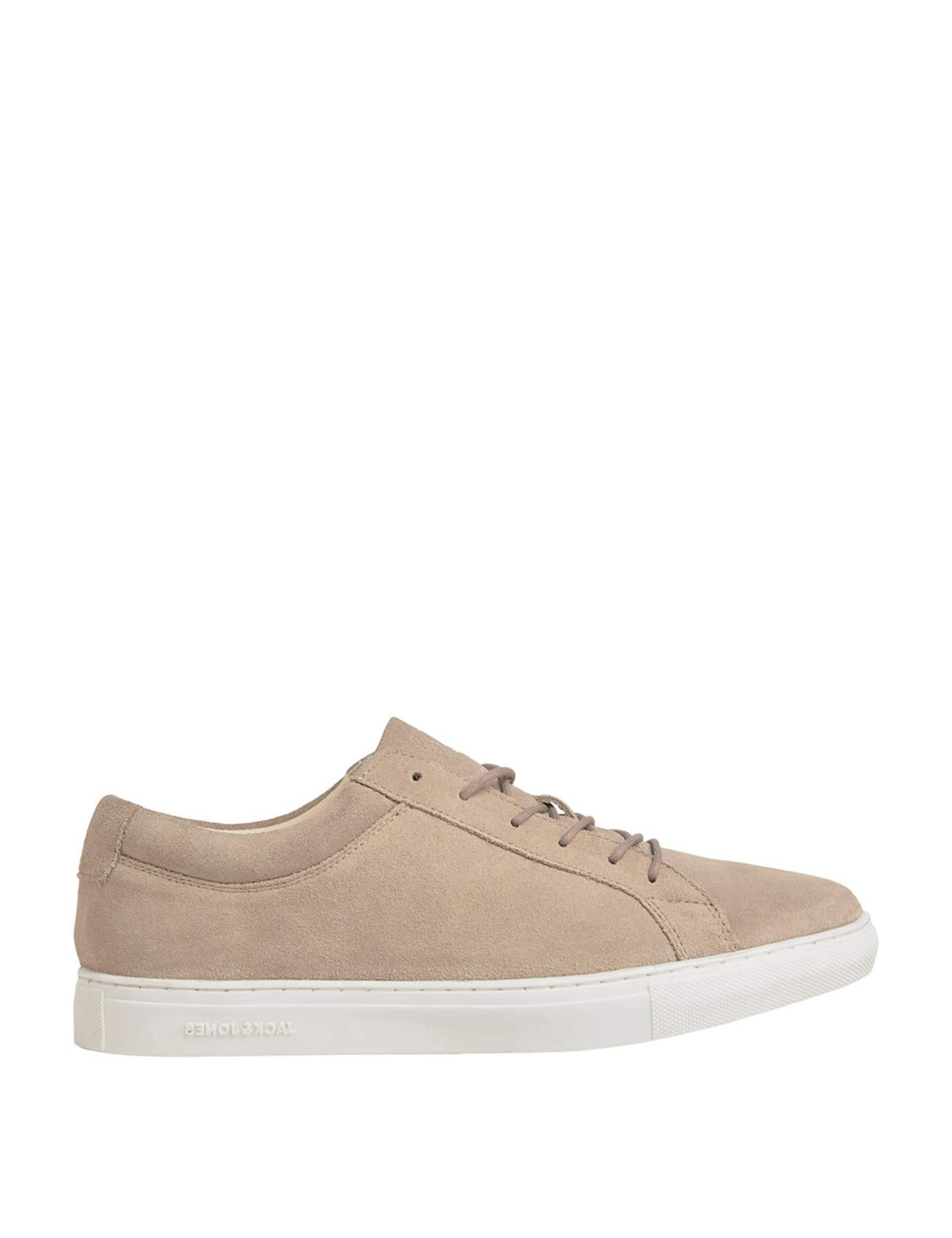 Jack & Jones Men's Suede Lace Up Trainers - 6 - Stone, Stone