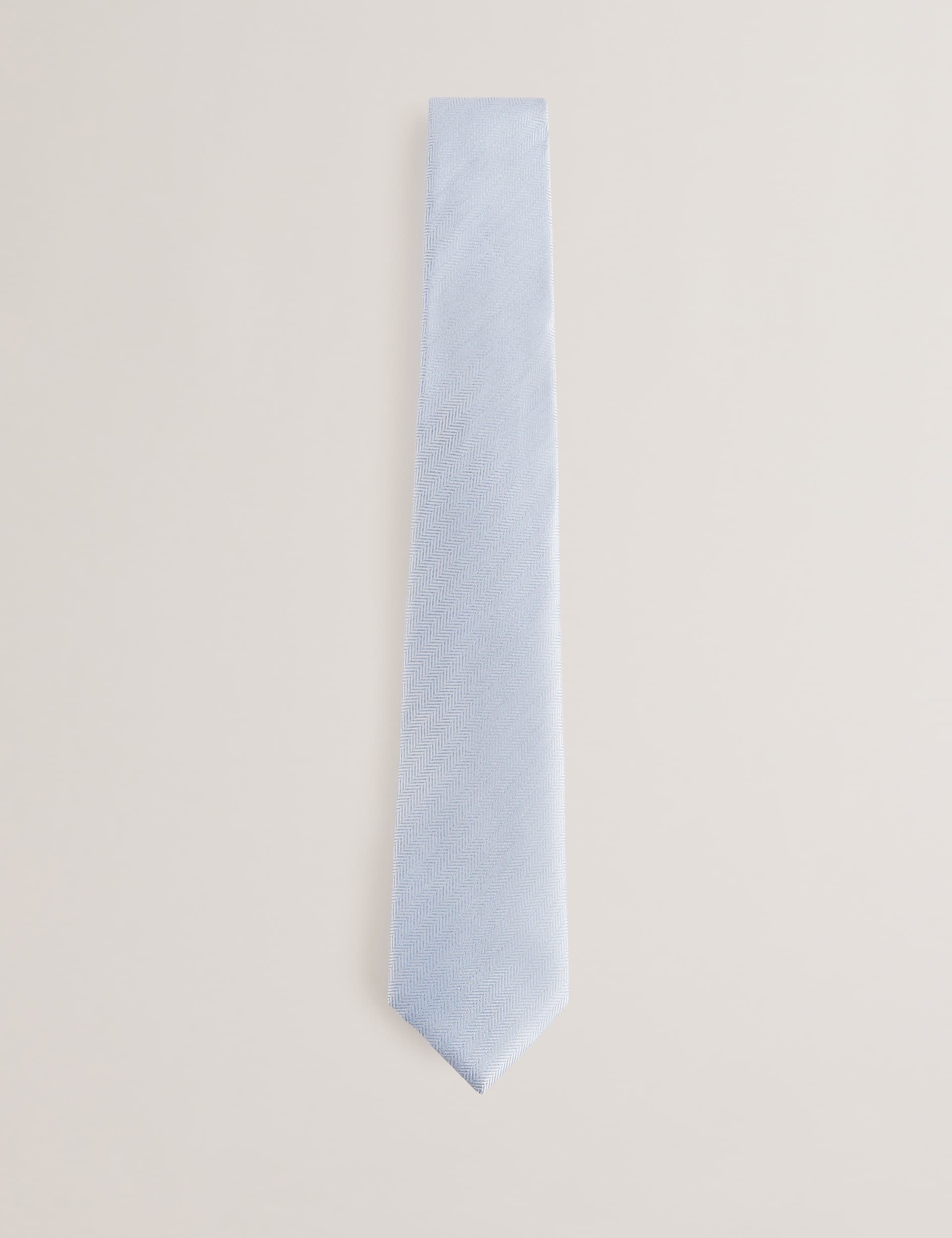 Ted Baker Men's Herringbone Pure Silk Tie