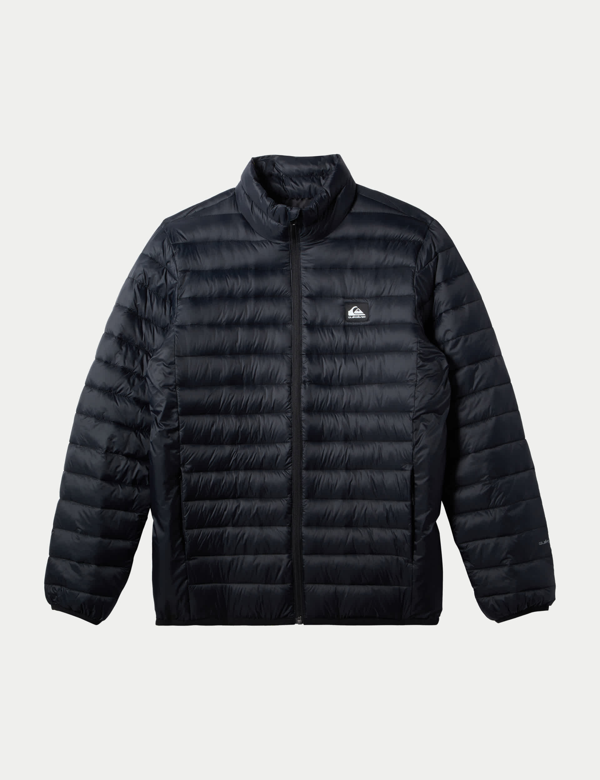 Quiksilver Men's Padded Puffer Jacket - L - Black, Black