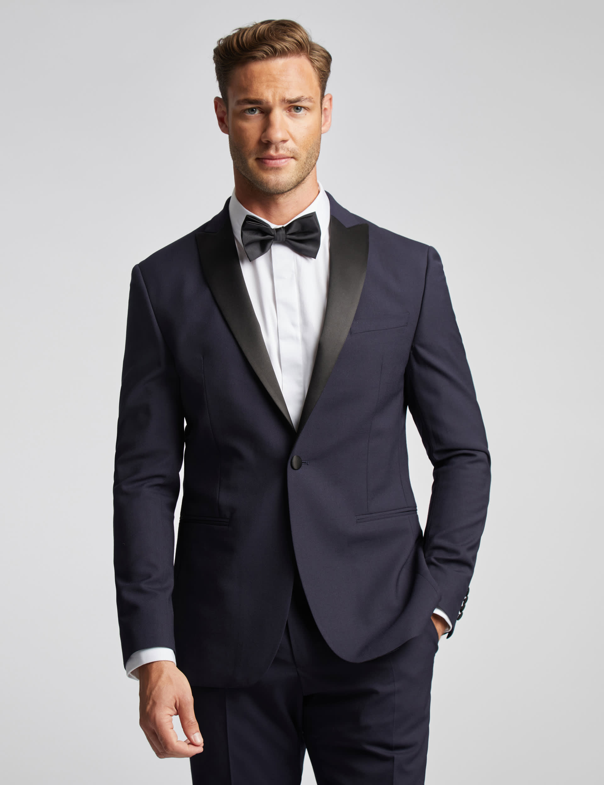 Ted Baker Men's Slim Fit Wool Rich Tuxedo Jacket - 34REG - Navy, Navy