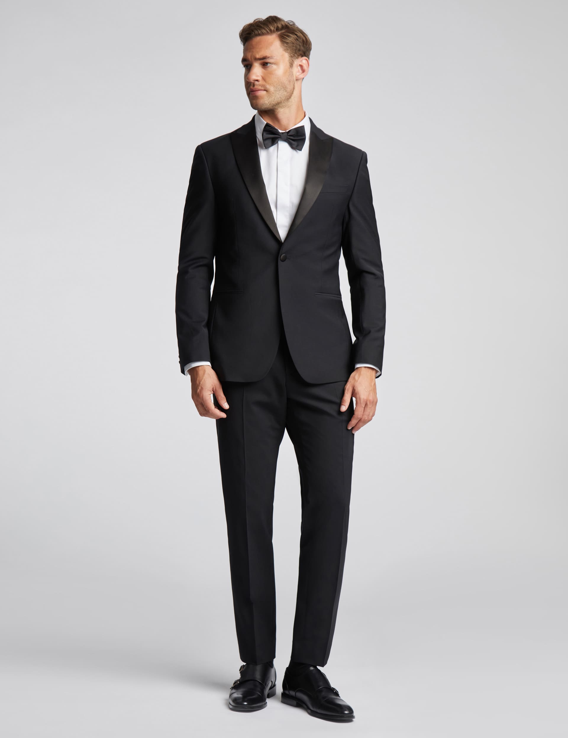 Ted Baker Men's Slim Fit Wool Rich Tuxedo Jacket - 36REG - Black, Black