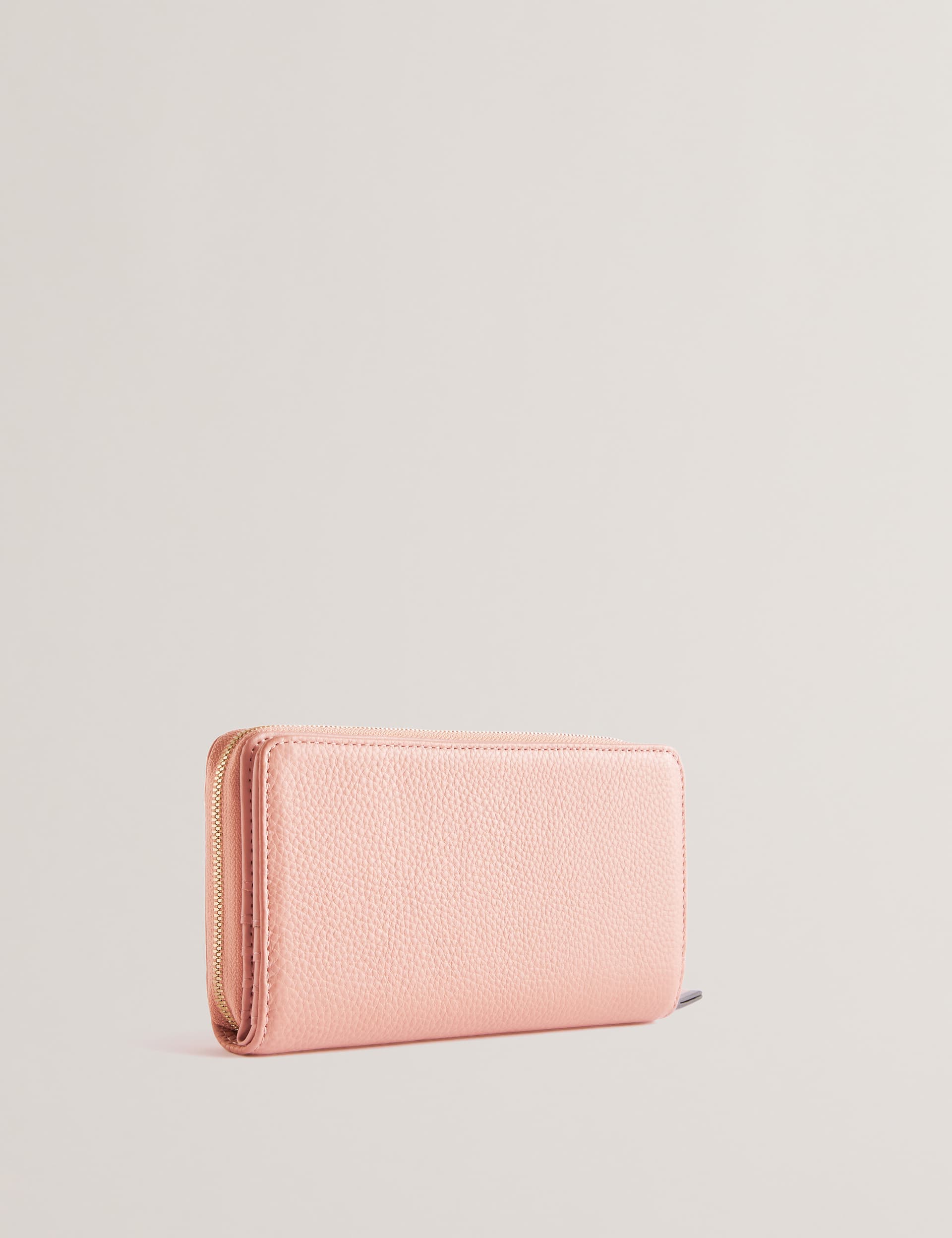 Ted Baker Women's Leather Zip Around Purse - Pink, Pink