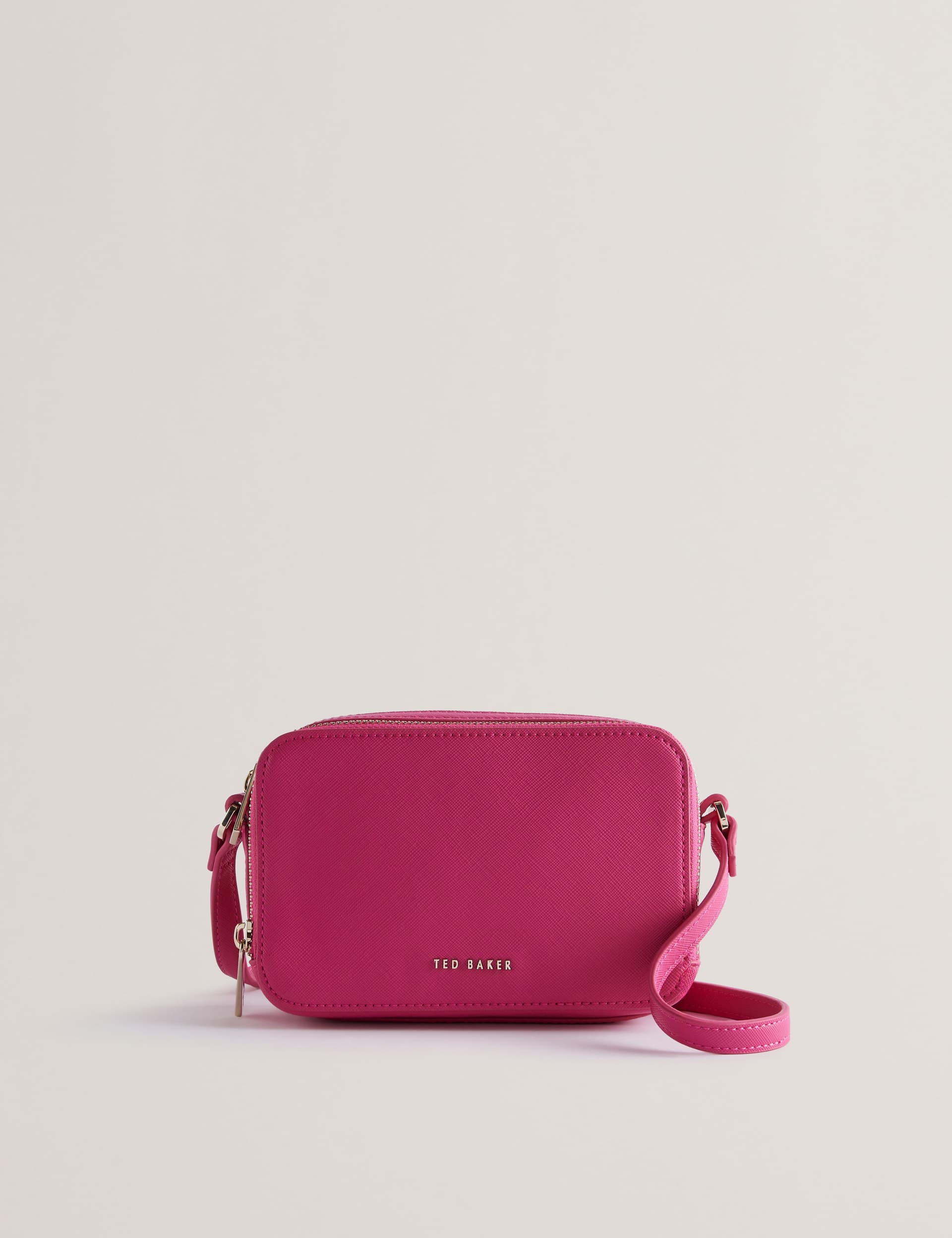 Ted Baker Women's Saffrey Saffiano Mini Camera Bag - Pink, Pink