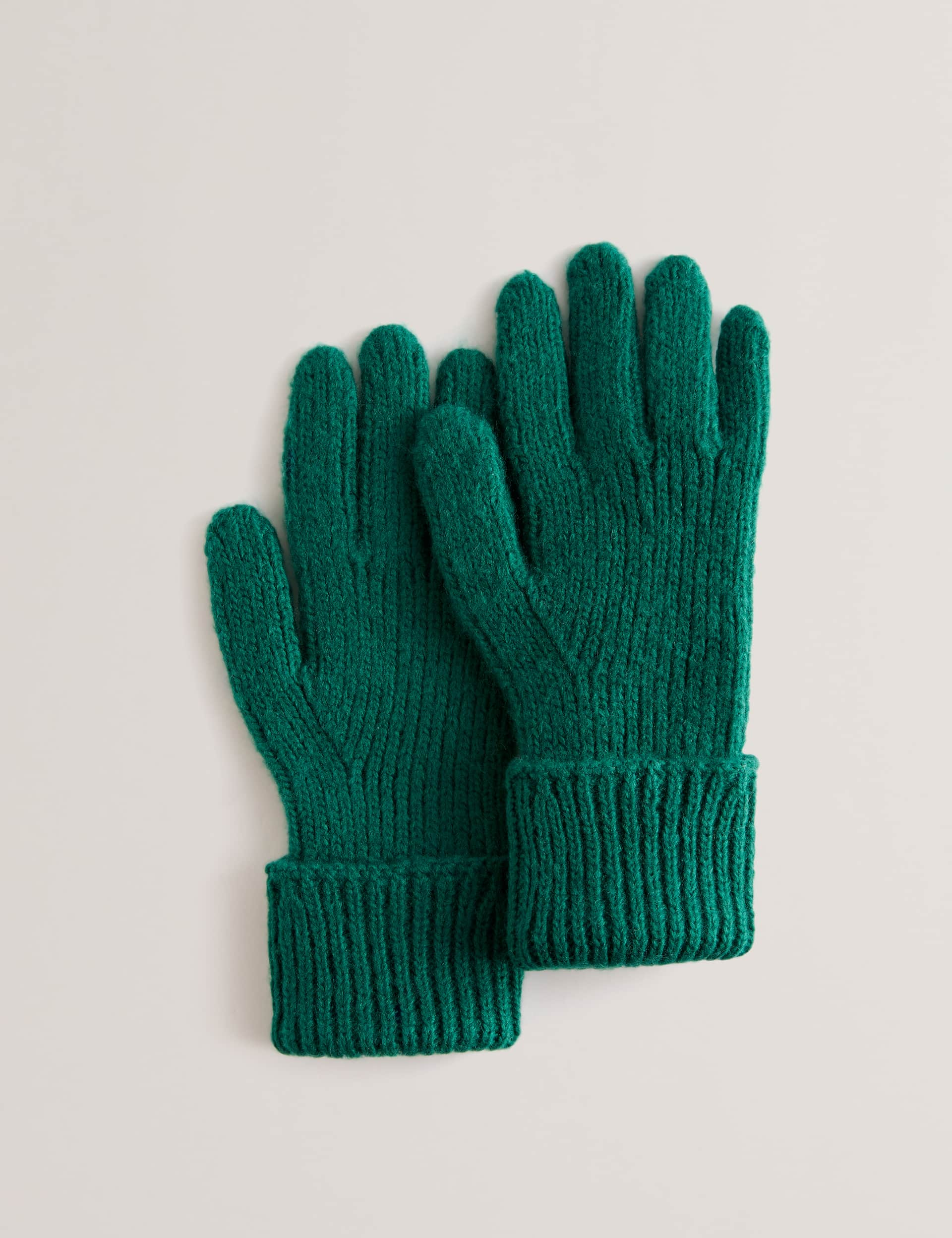 Ted Baker Women's Lidiie Classic Knitted Gloves - Green, Multi,Green