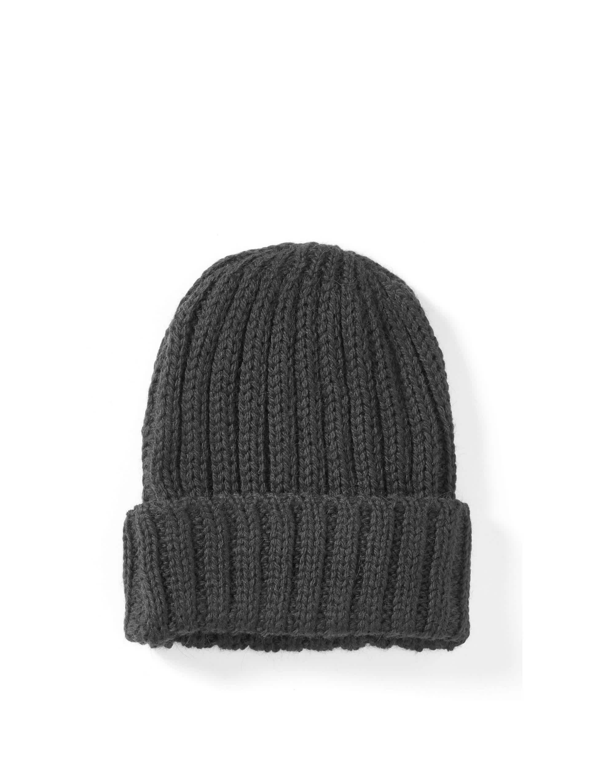 Peregrine Men's Ribbed Beanie - one size - Black, Black